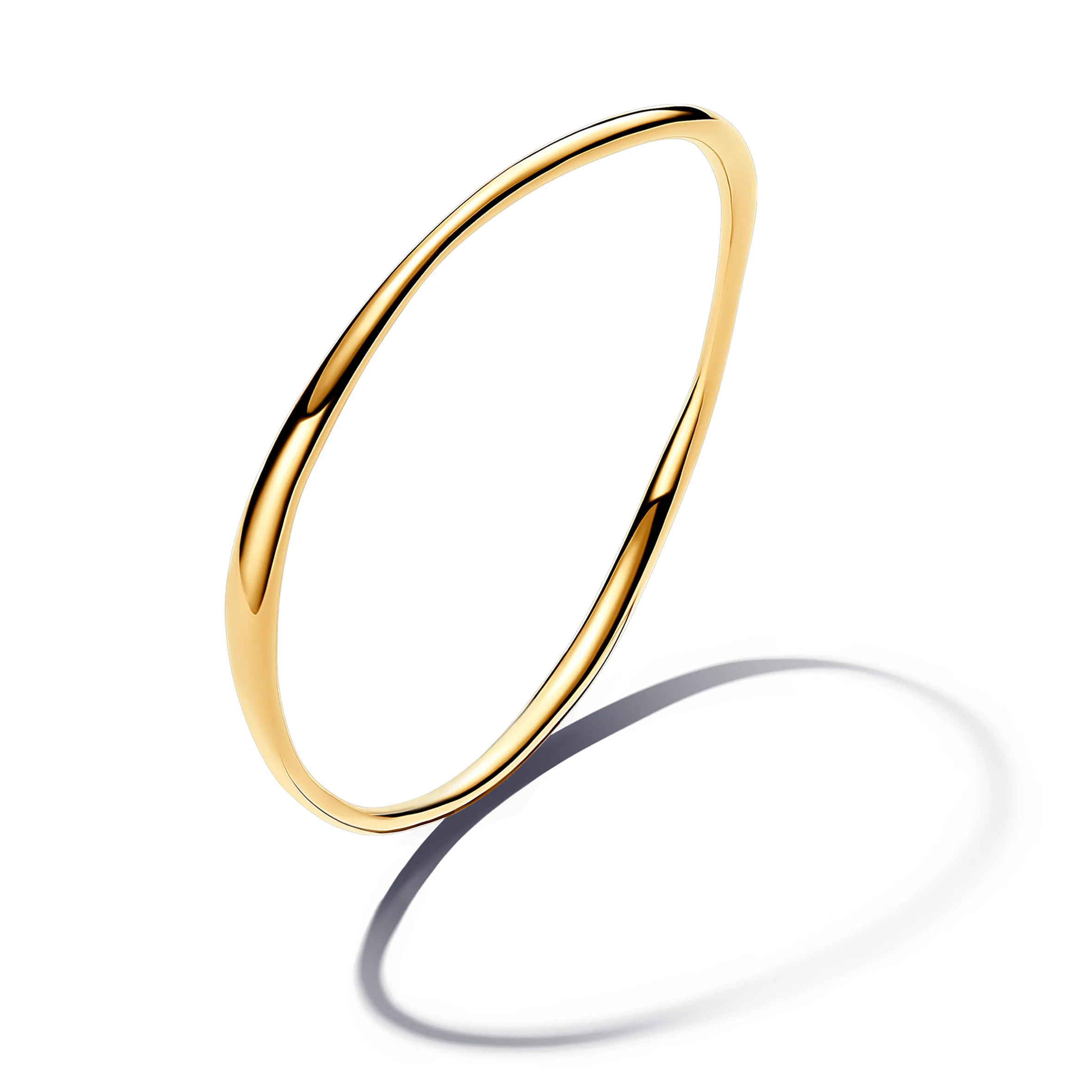 14K Gold-Plated Bangle - Image 4