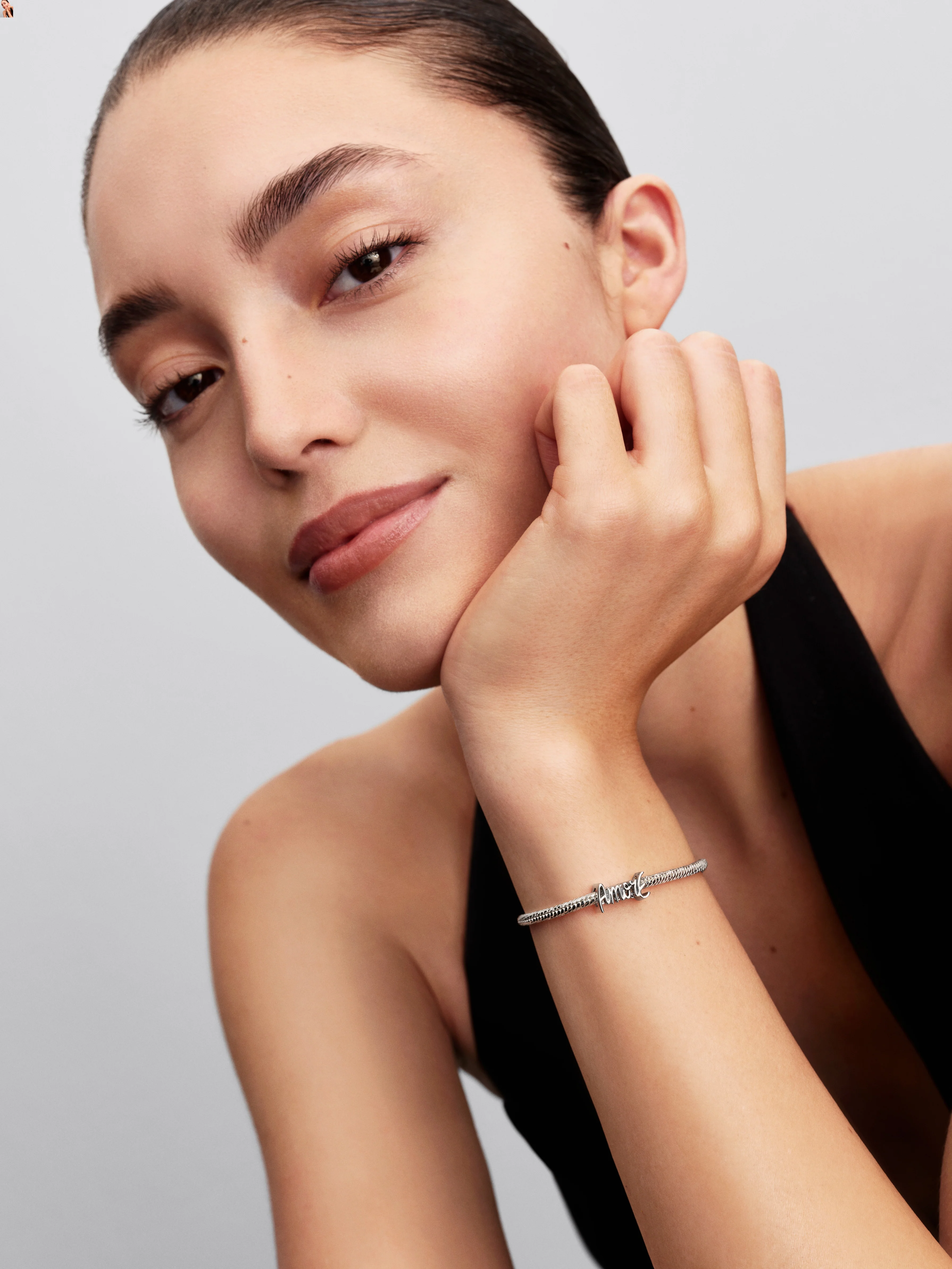 Amore Sterling Silver Charm - Image 3