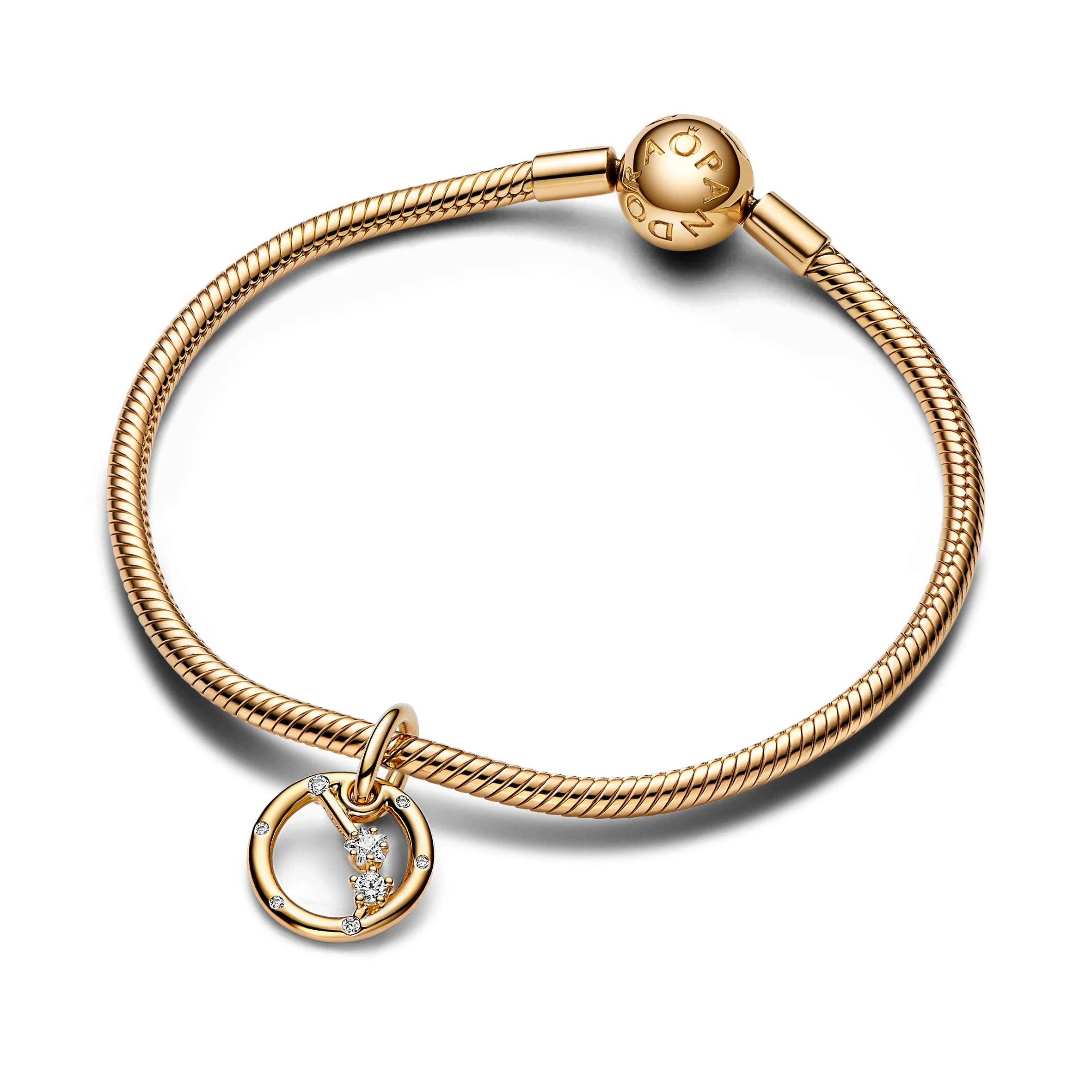 Aries Zodiac 14K Gold-Plated Dangle With Clear Cubic Zirconia - Image 5