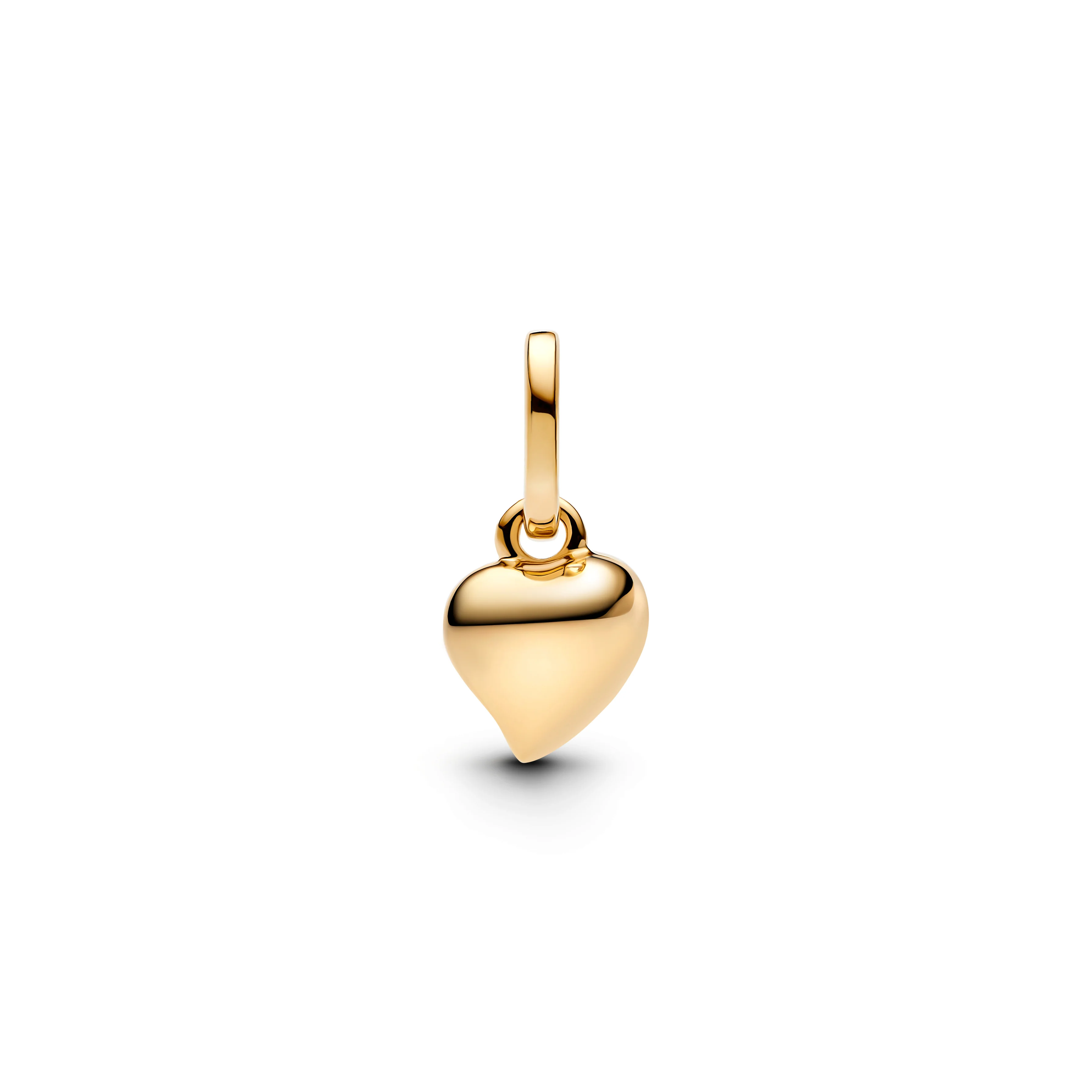 Asymmetrical Heart 14K Gold-Plated Mini Dangle