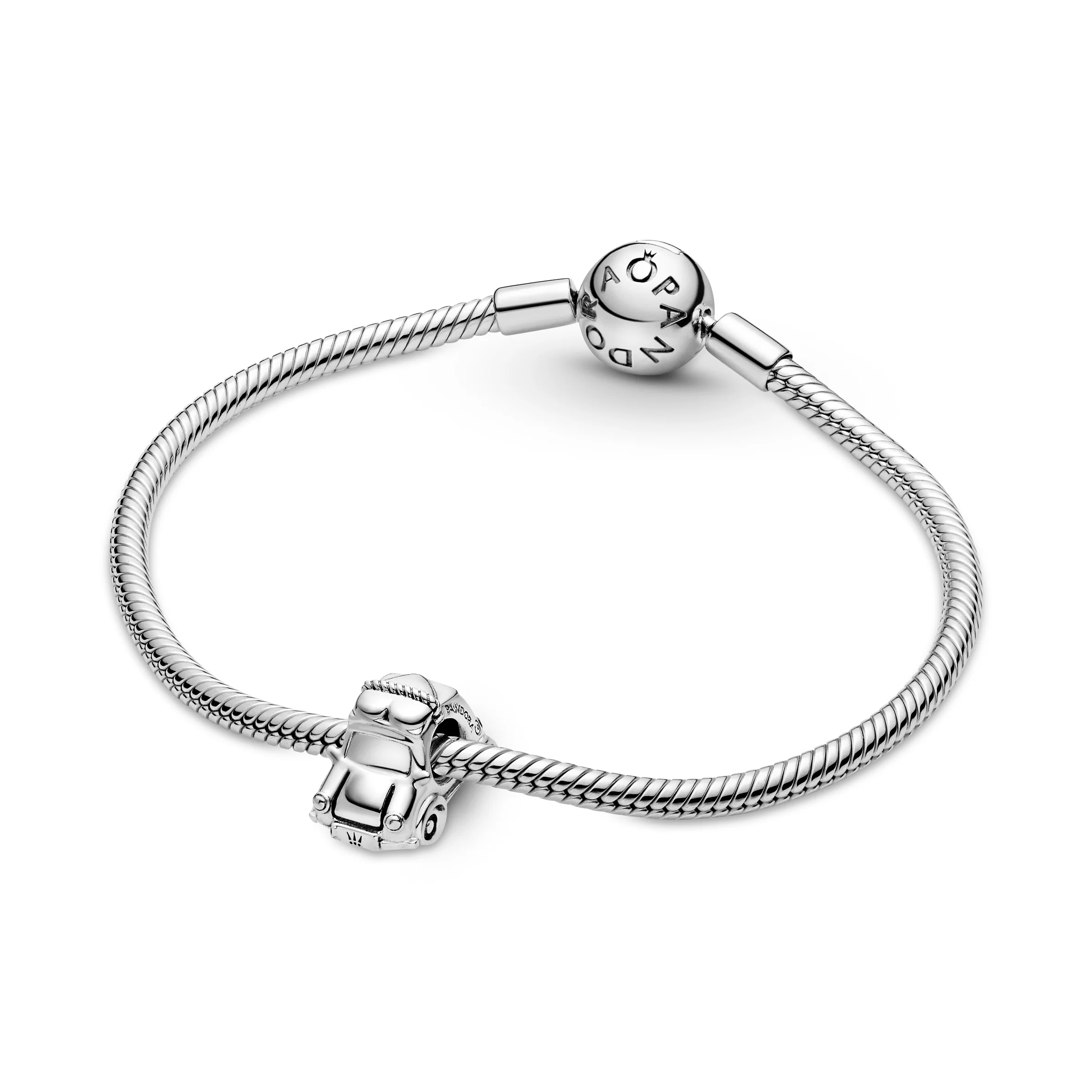 Car Sterling Silver Charm With Red Enamel - Image 5