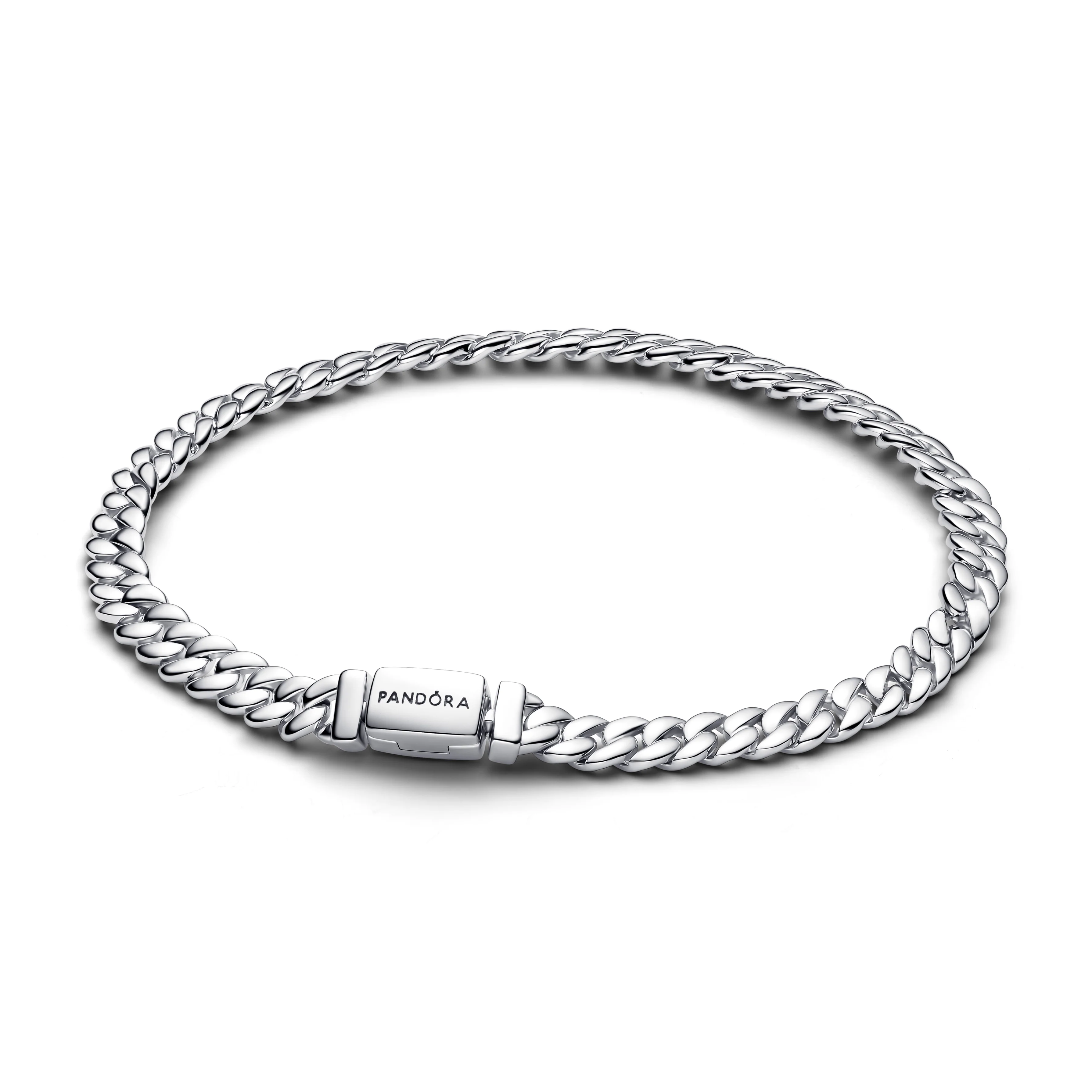 Cuban Chain Sterling Silver Bracelet