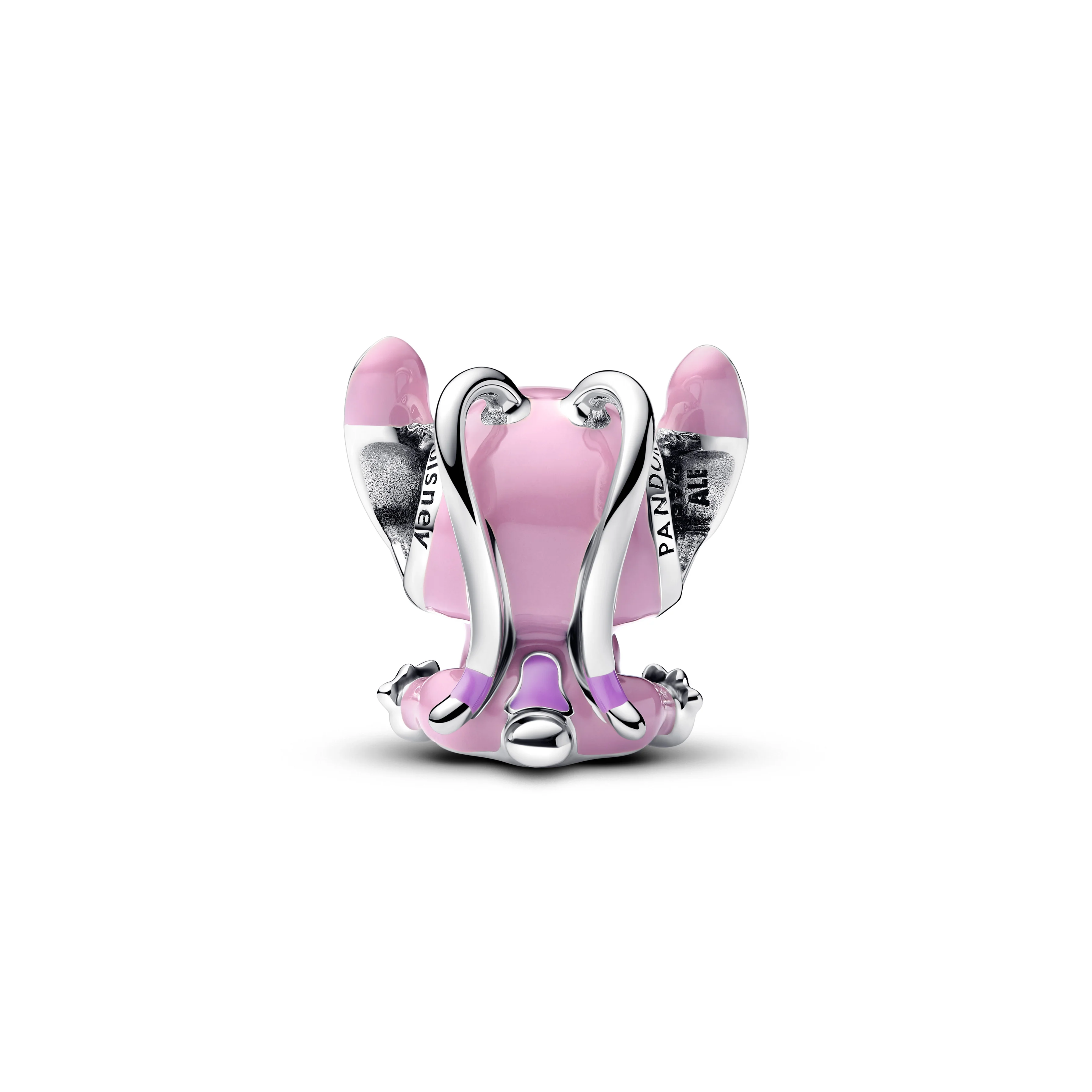 Disney Angel Sterling Silver Charm With Purple And Pink Enamel - Image 3