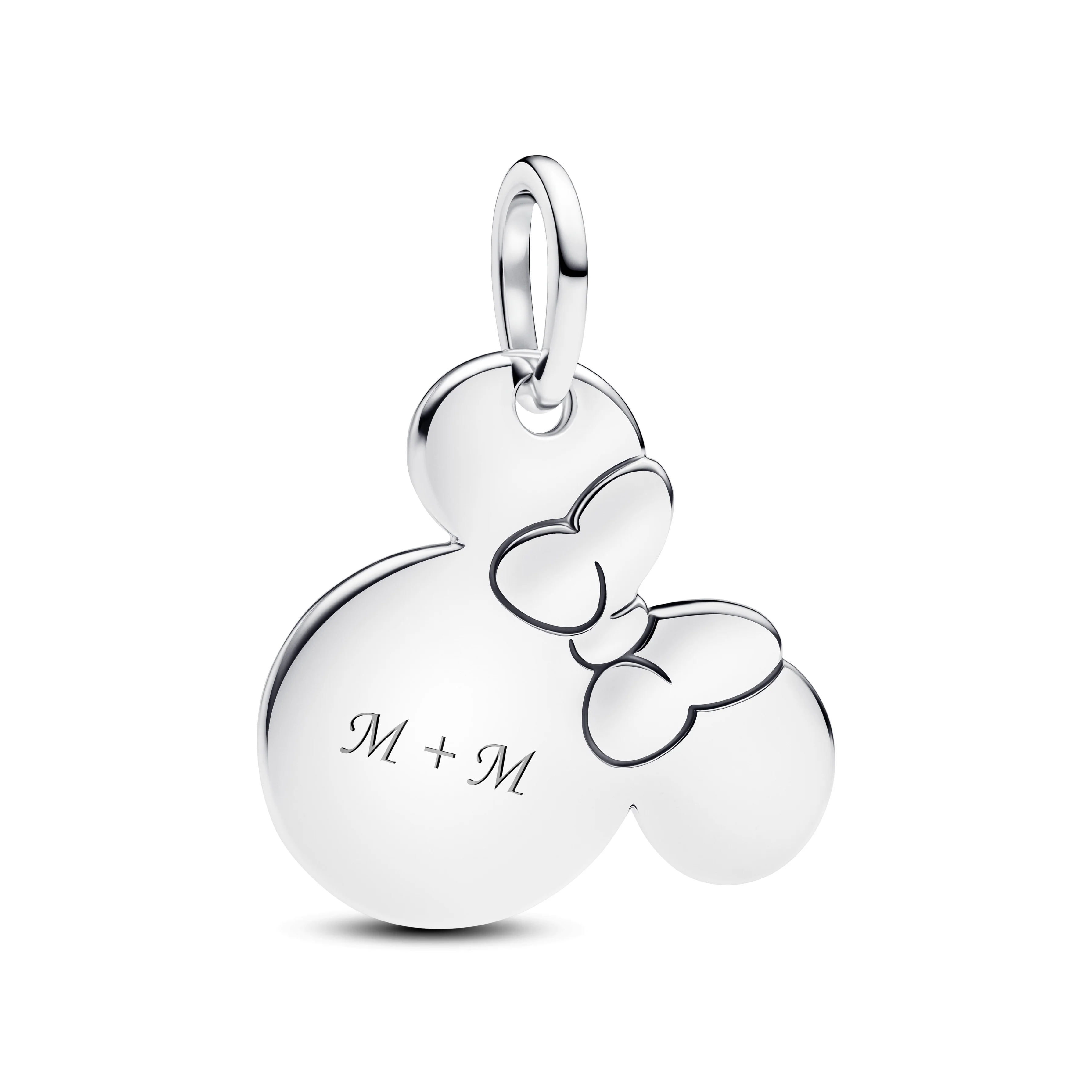 Disney Engravable Minnie Mouse Sterling Silver Dangle - Image 3