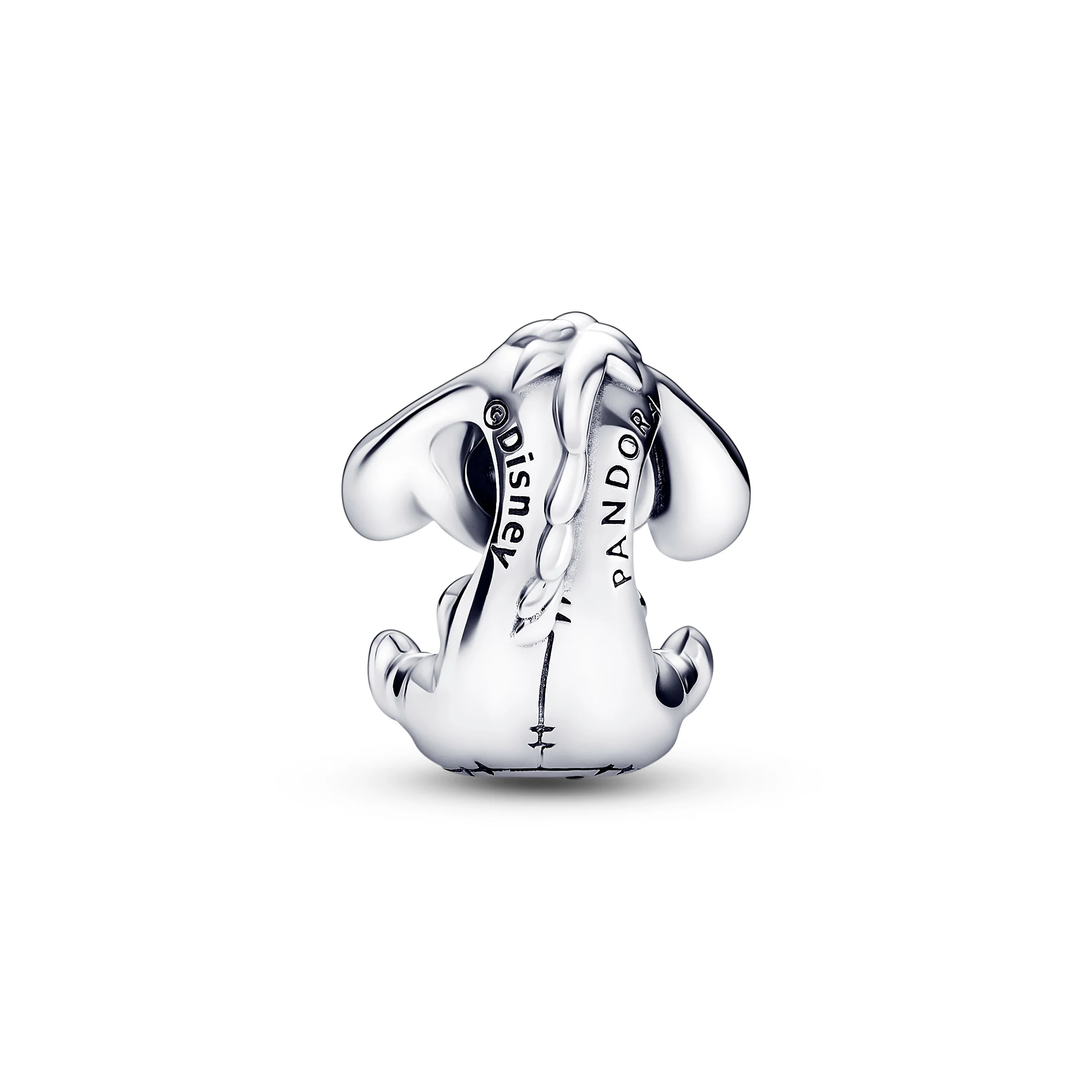 Disney Eyore Sterling Silver Charm With Pink And Black Enamel - Image 5
