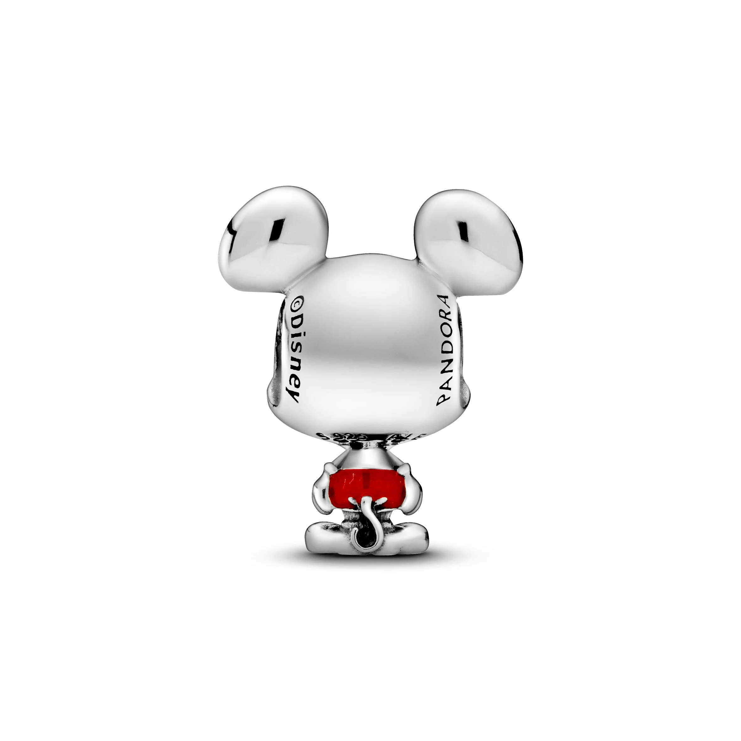 Disney Mickey Sterling Silver Charm With Red And Black Enamel - Image 4