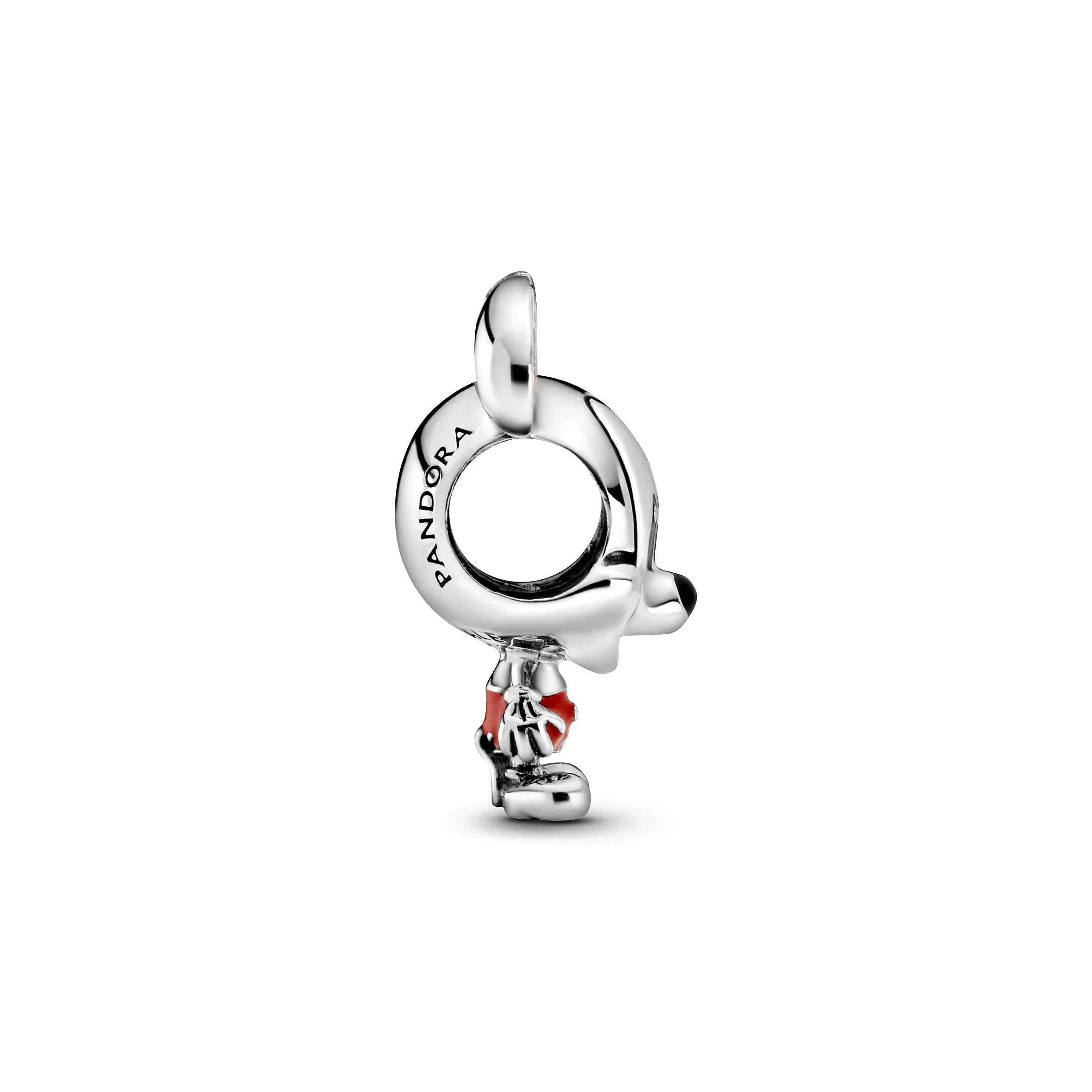 Disney Mickey Sterling Silver Charm With Red And Black Enamel - Image 5
