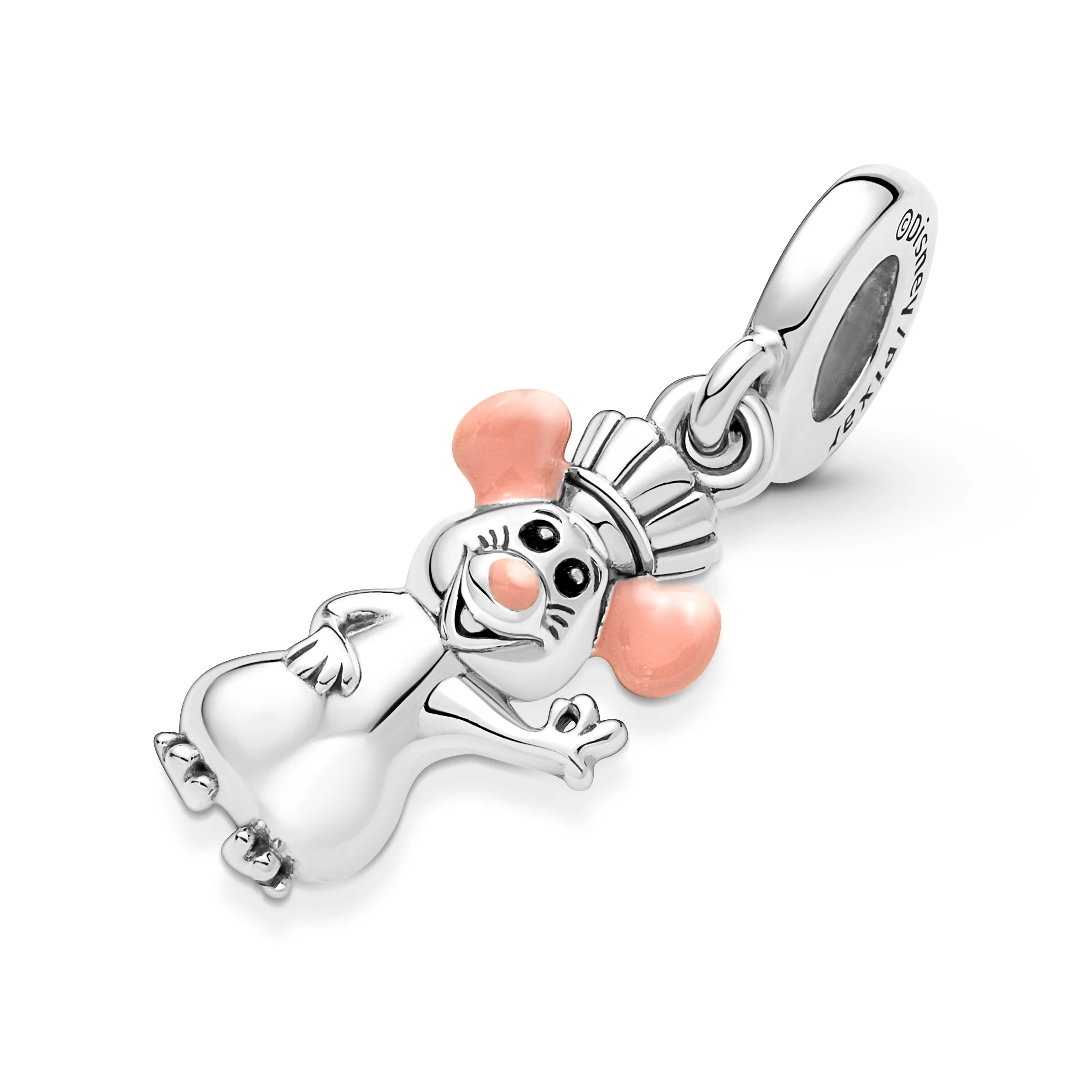 Disney Pixar Remy Sterling Silver Dangle With Pink And Black Enamel - Image 7