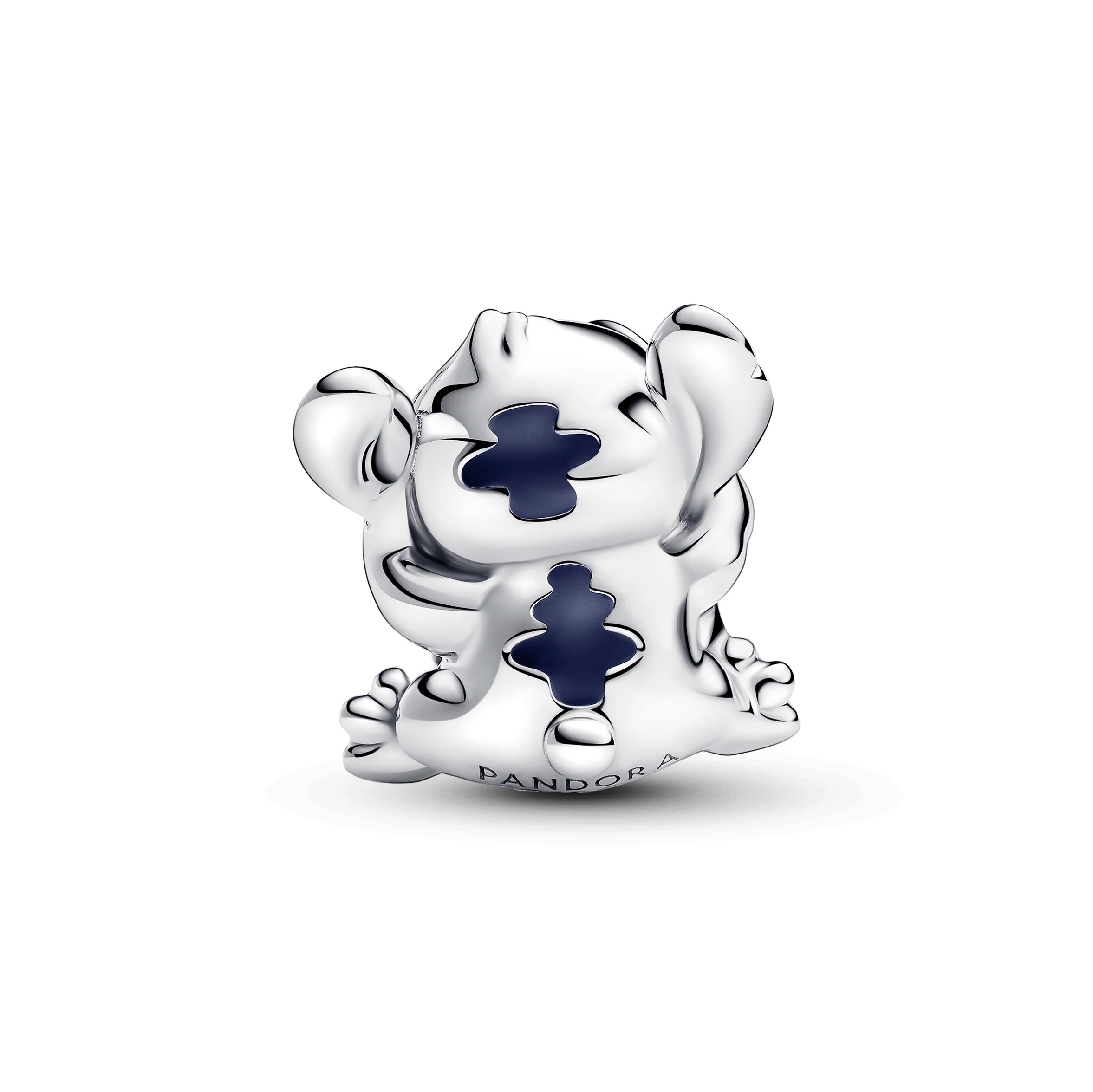 Disney Stitch Birthday Cake Sterling Silver Charm With Pink, Purple, Blue And Black Enamel - Image 3