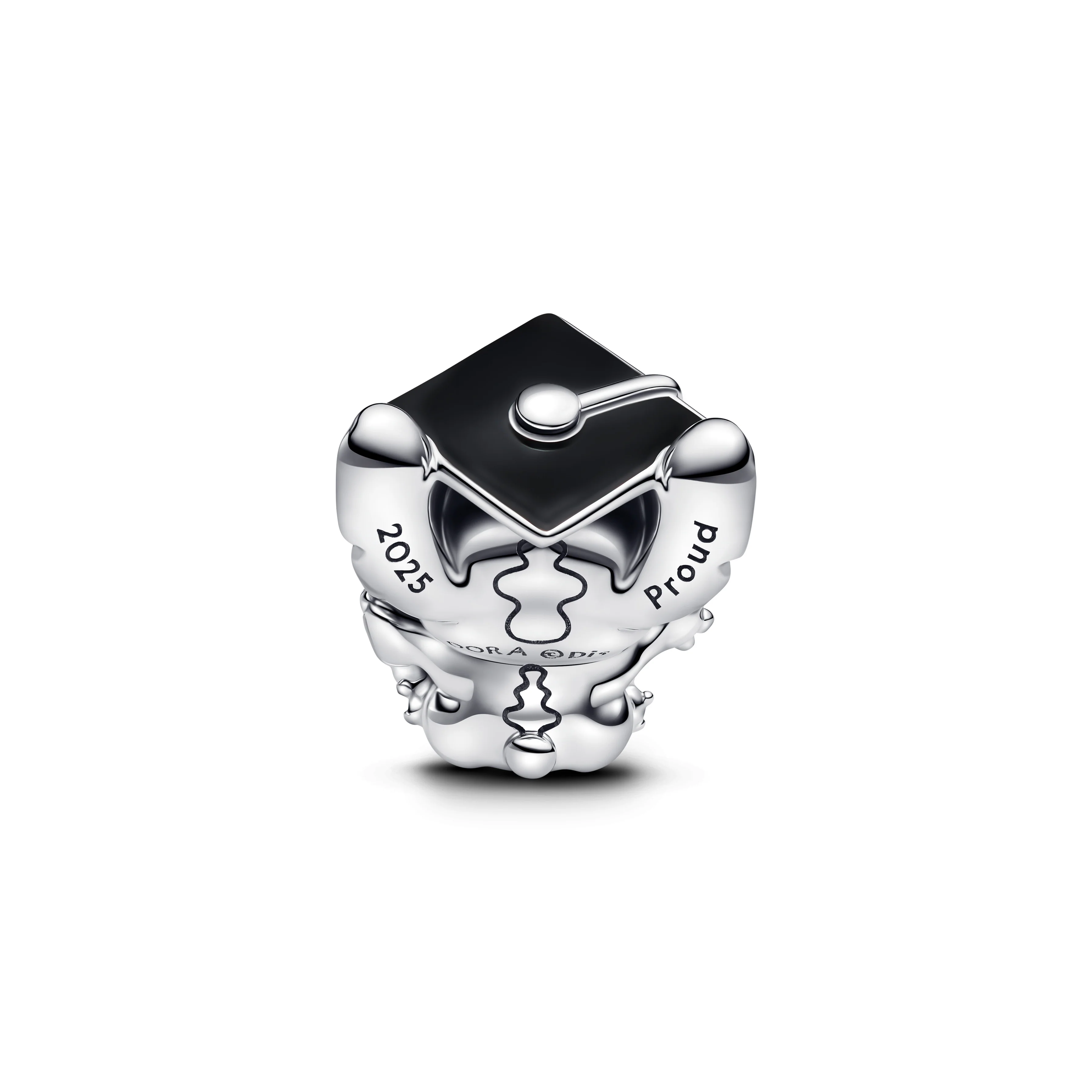 Disney Stitch Graduation 2025 Sterling Silver Charm With Black, Purple And Blue Enamel - Image 3