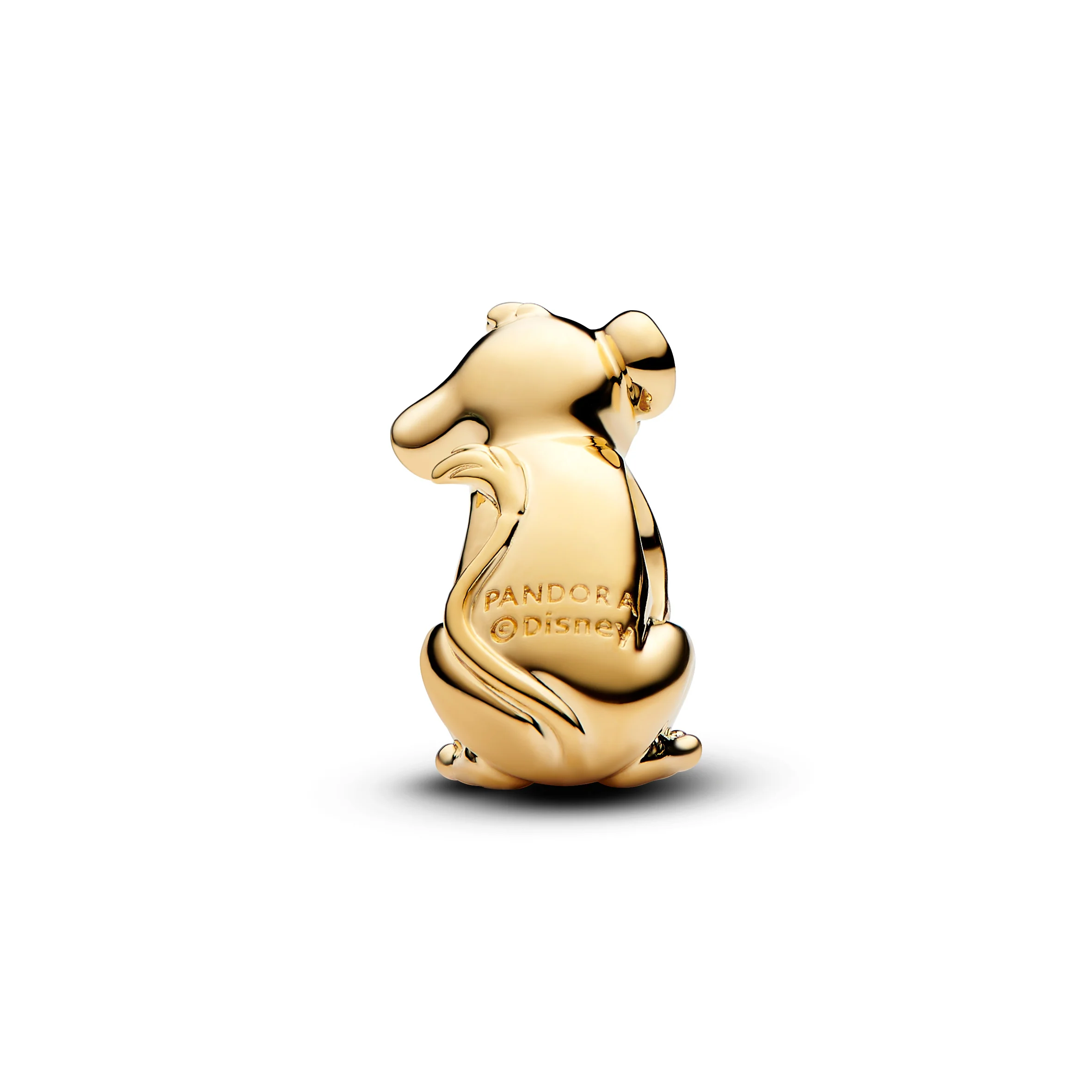 Disney The Lion King Simba 14K Gold-Plated Charm With Black And Pink Enamel - Image 4