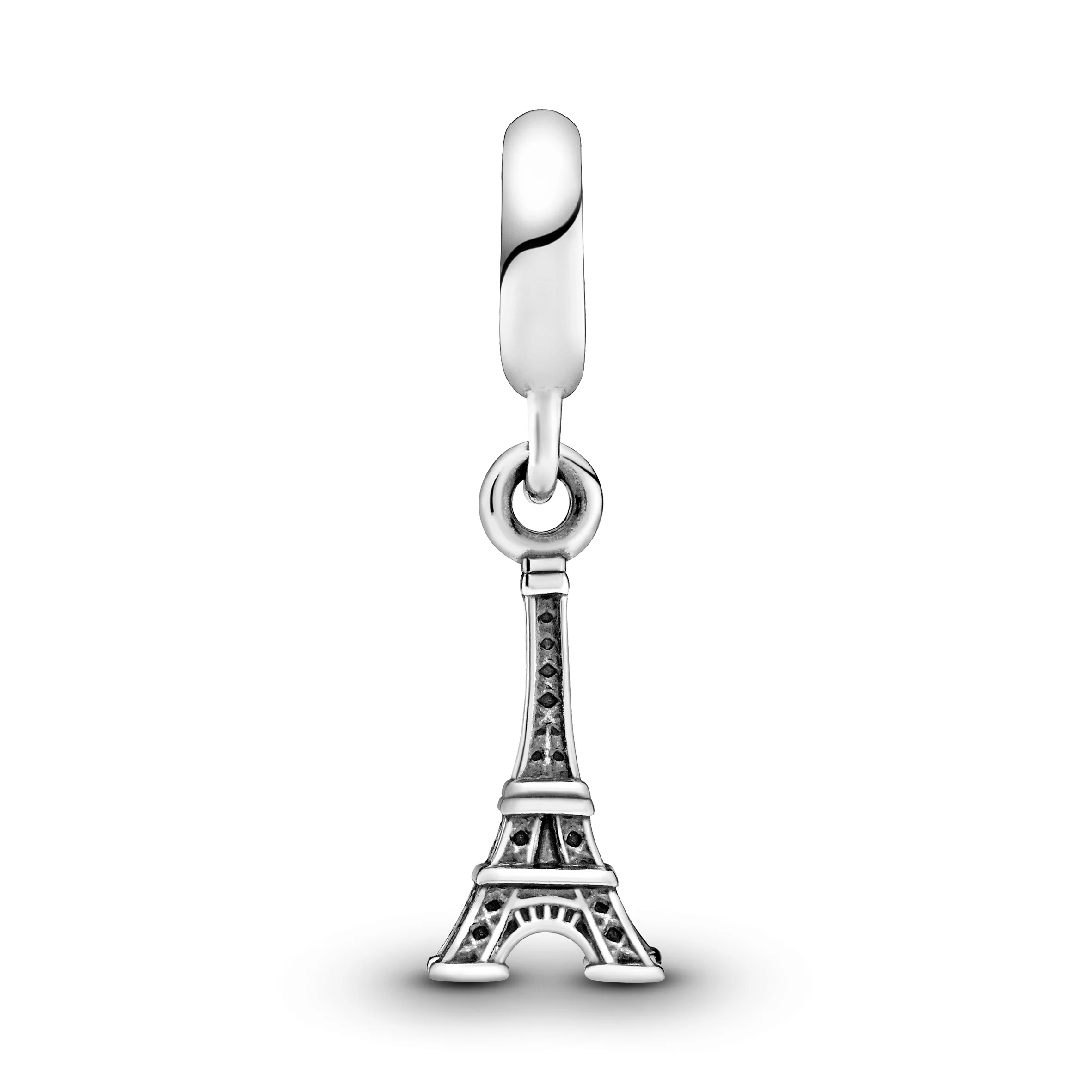 Eiffel Tower Silver Dangle - Image 2