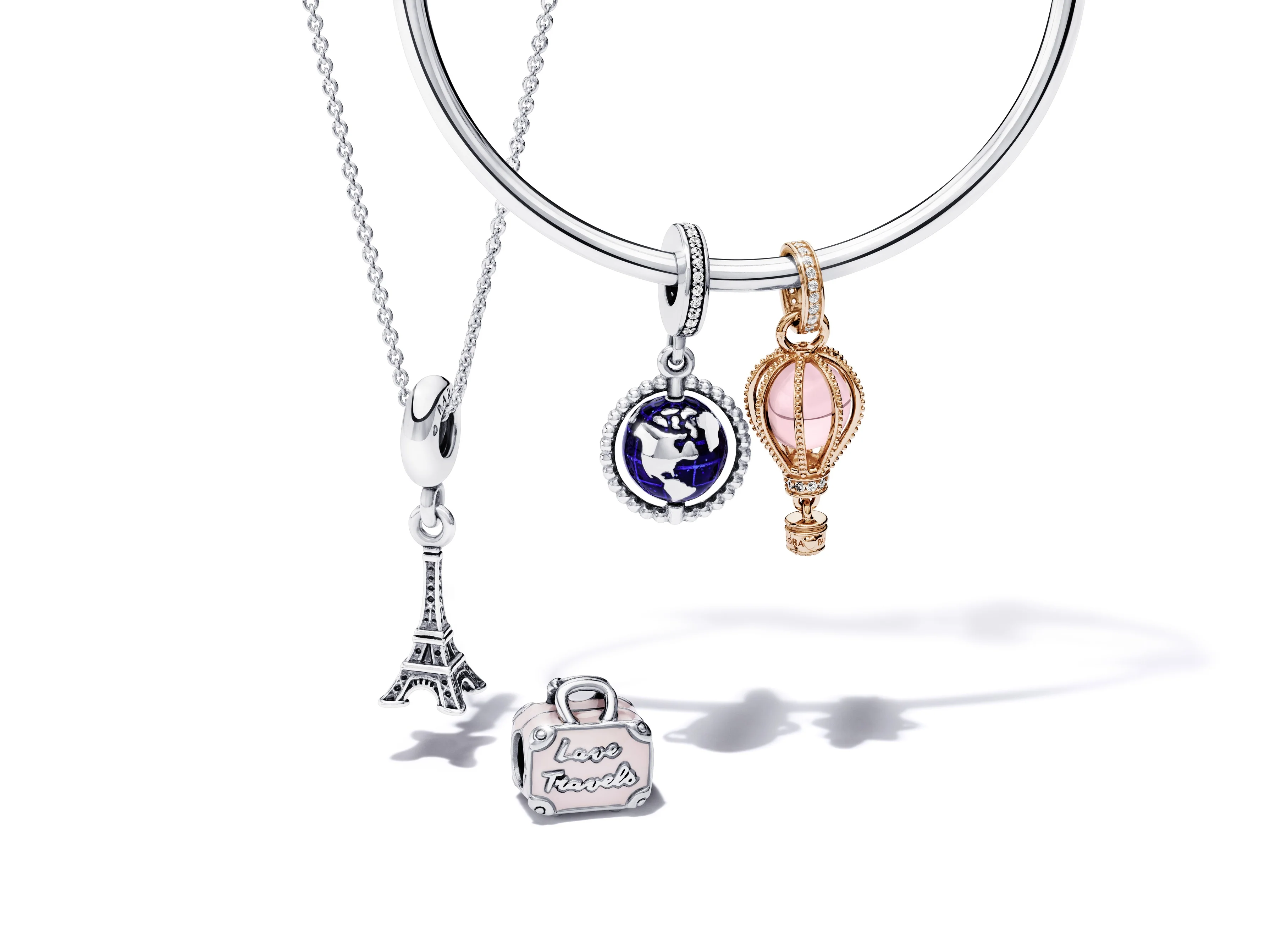 Eiffel Tower Silver Dangle - Image 5