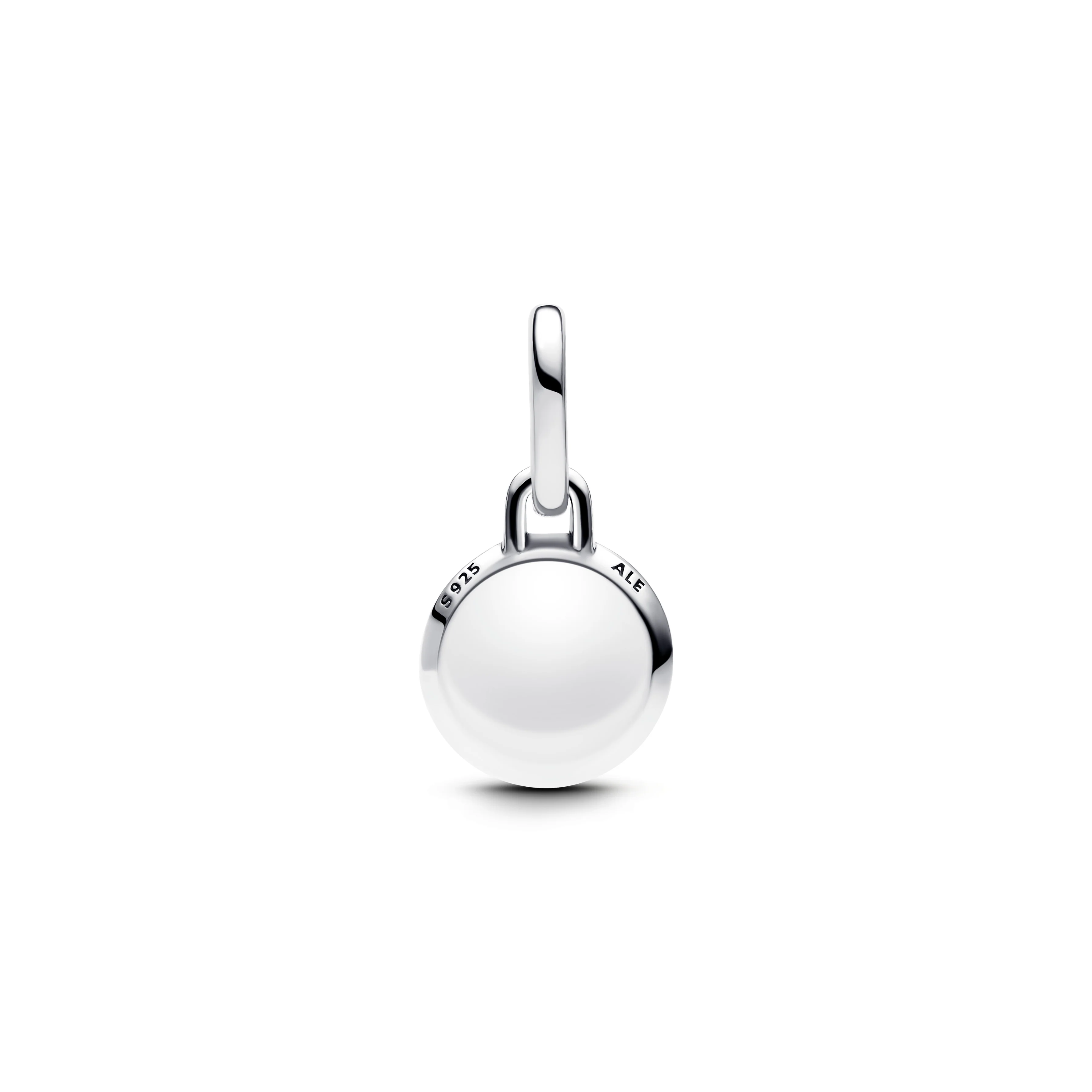 Engravable Evil Eye Sterling Silver Mini Dangle With Murano Glass - Image 4