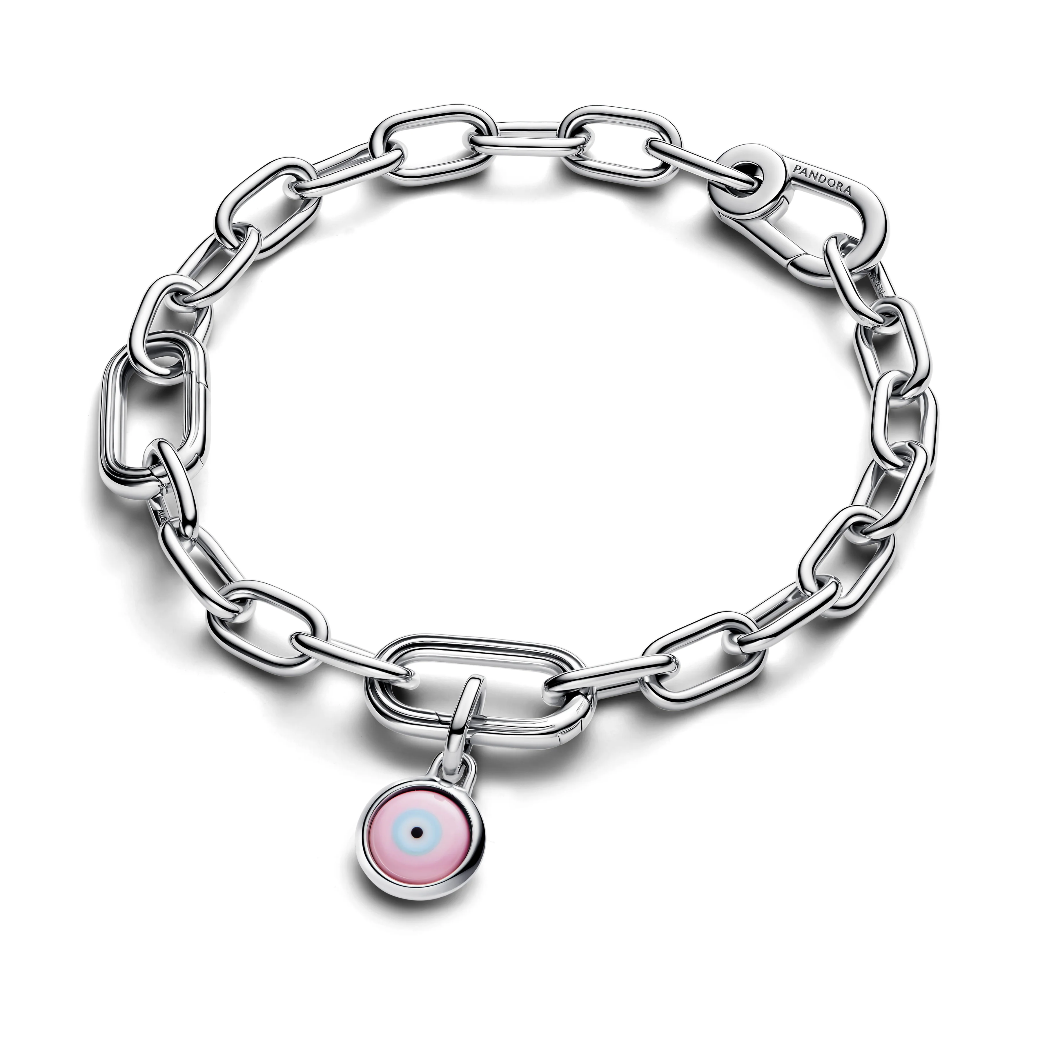 Engravable Evil Eye Sterling Silver Mini Dangle With Murano Glass - Image 5