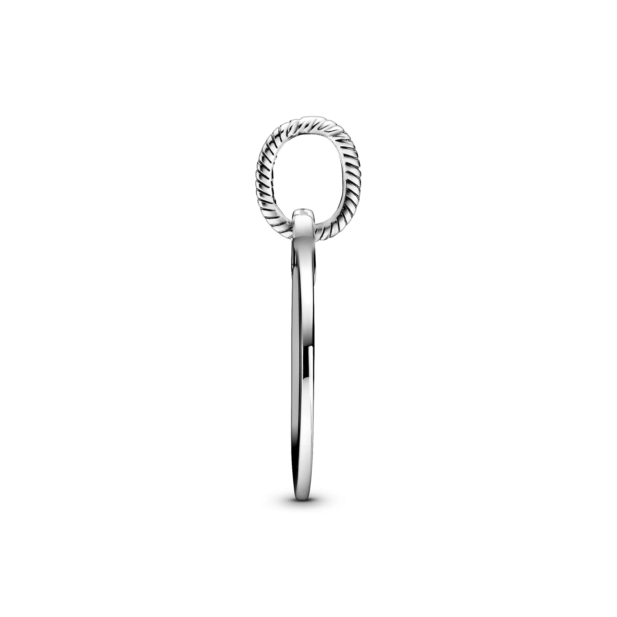 Engravable Round Sterling Silver Pendant - Image 6
