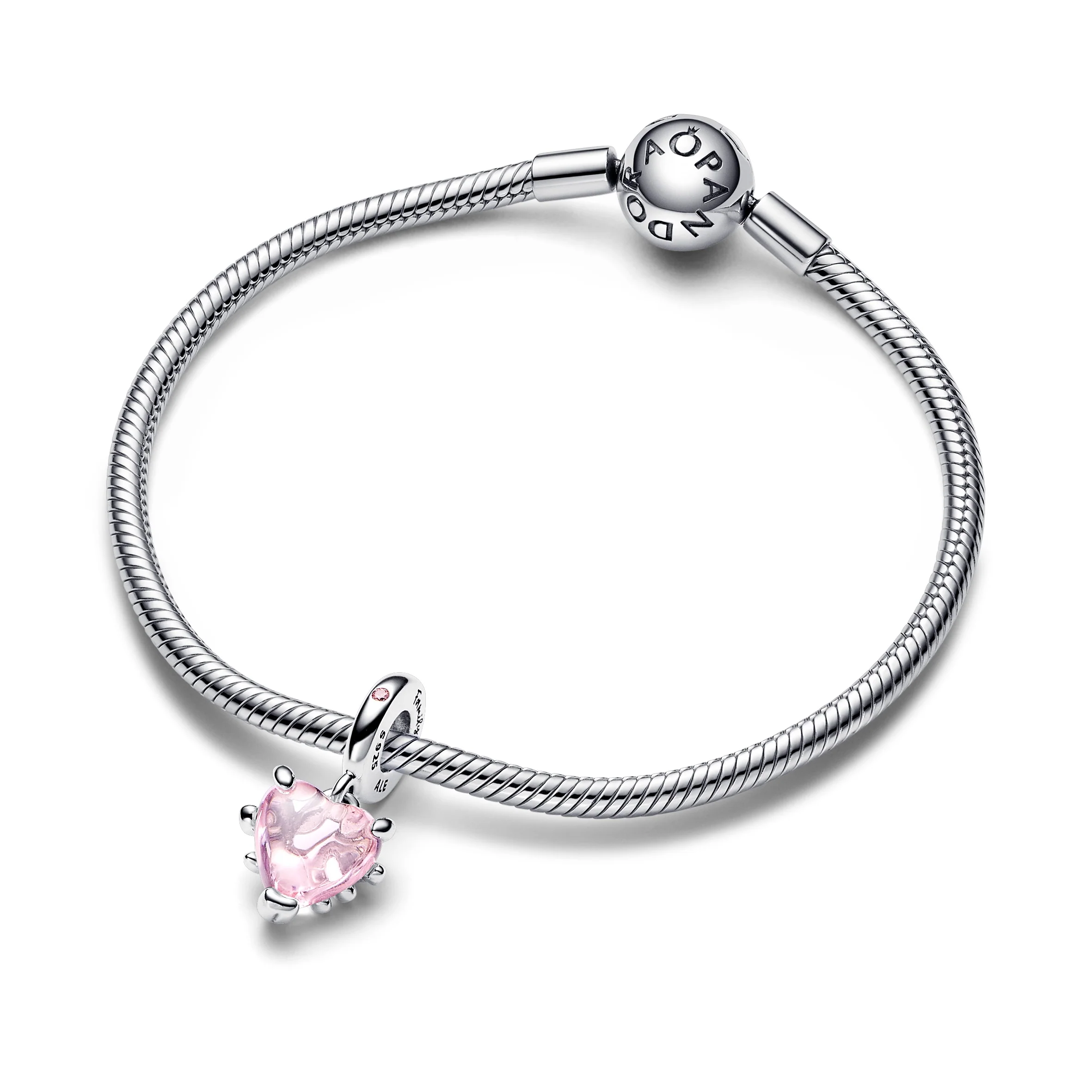 Family Tree Sterling Silver Dangle With Fancy Fairy Tale Pink Cubic Zirconia And Rose Shadow Pink Crystal - Image 4