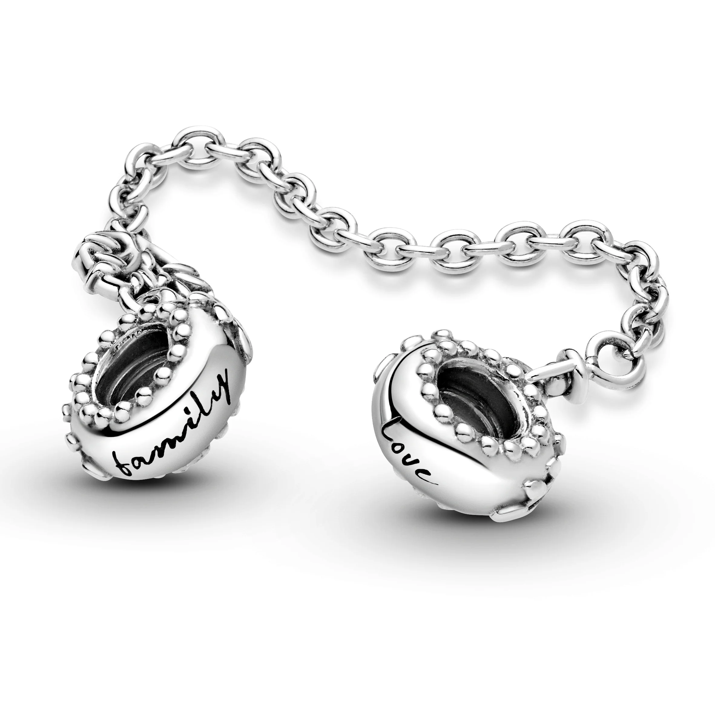 Family Tree Sterling Silver Safety Chain - Image 4