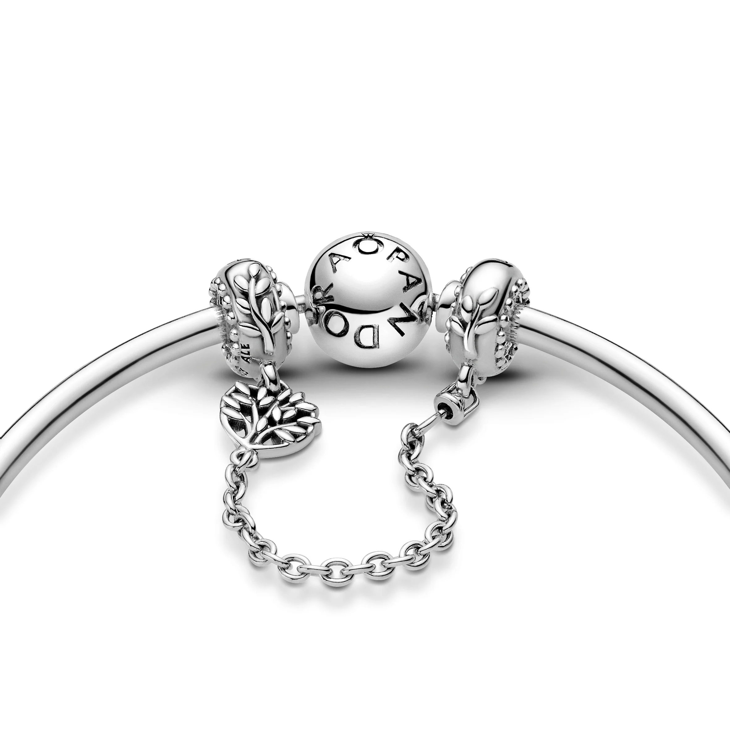 Family Tree Sterling Silver Safety Chain - Image 6