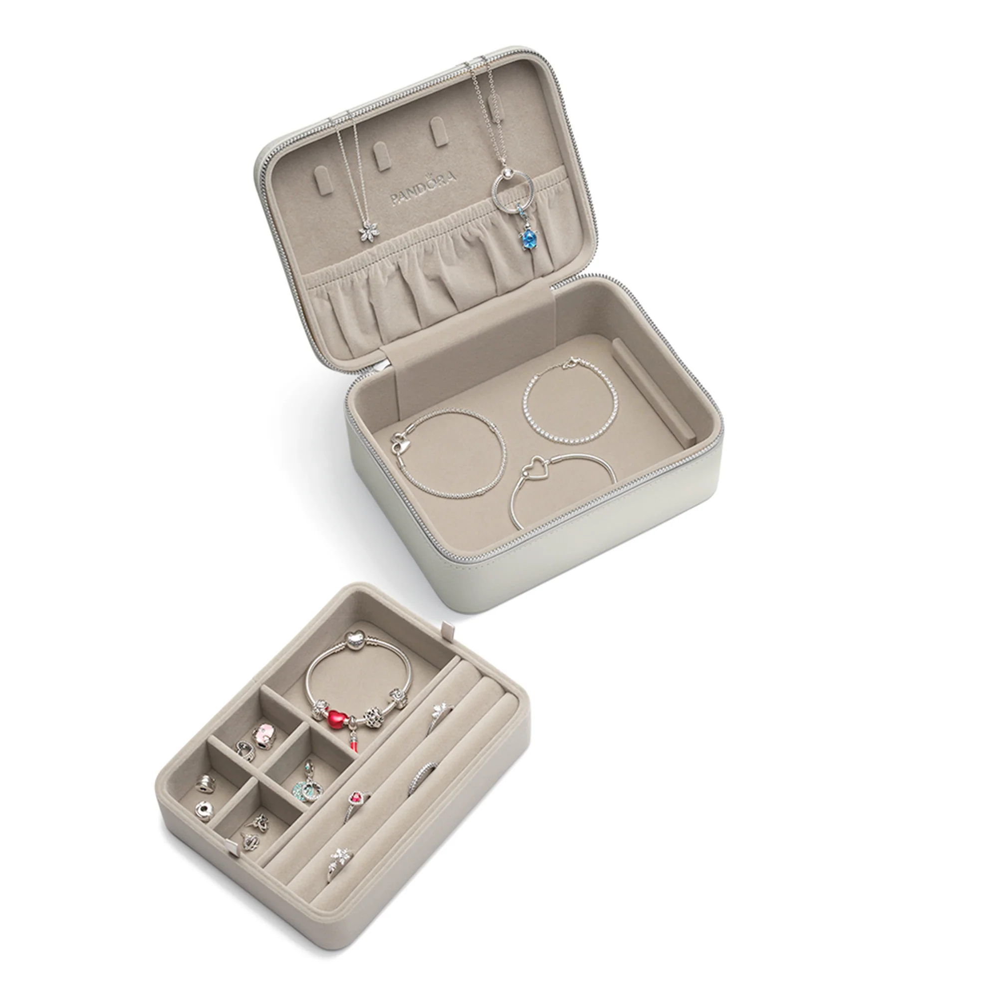 Grey Medium Jewellery Box Italy - Image 3