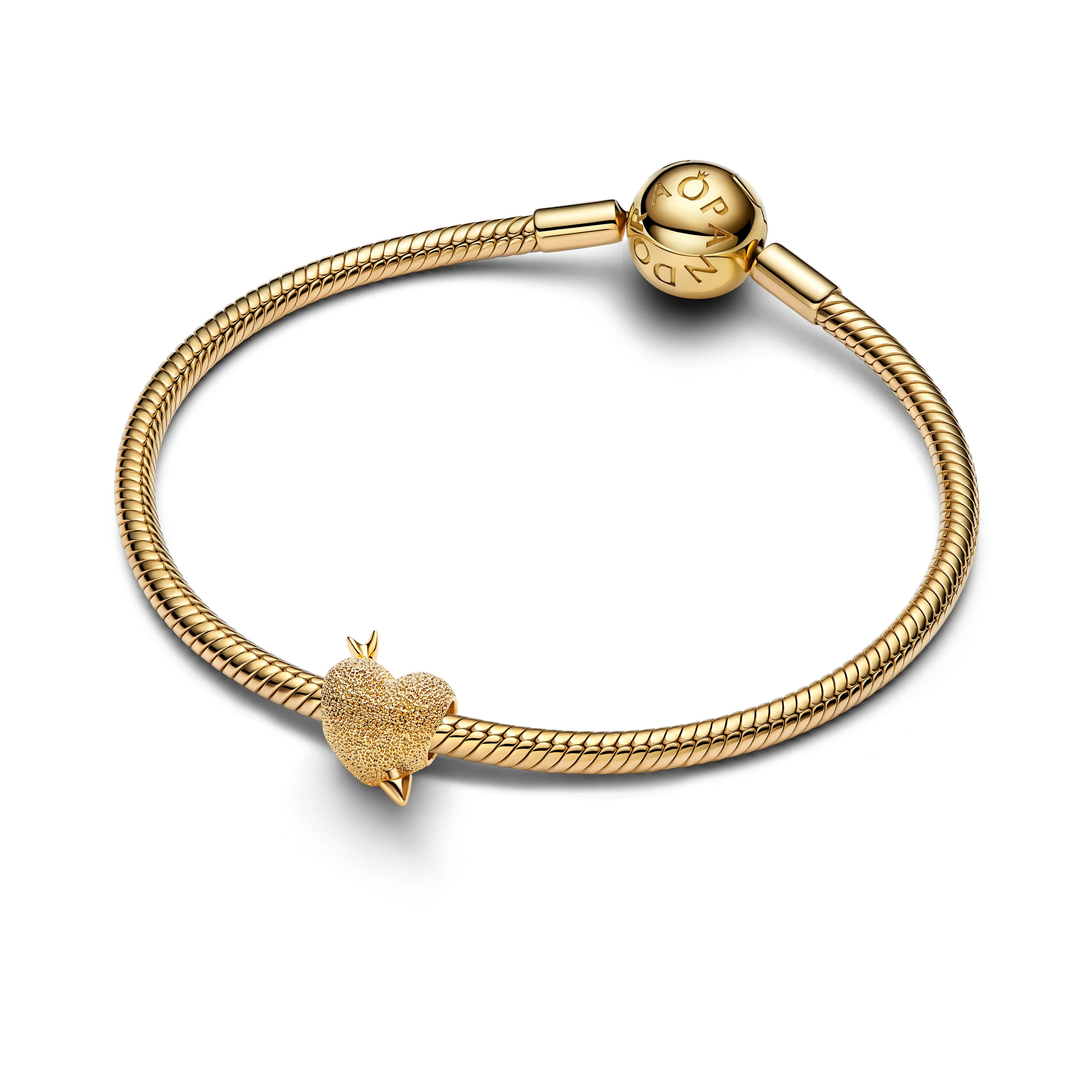 Heart And Arrow 14K Gold-Plated Charm - Image 3