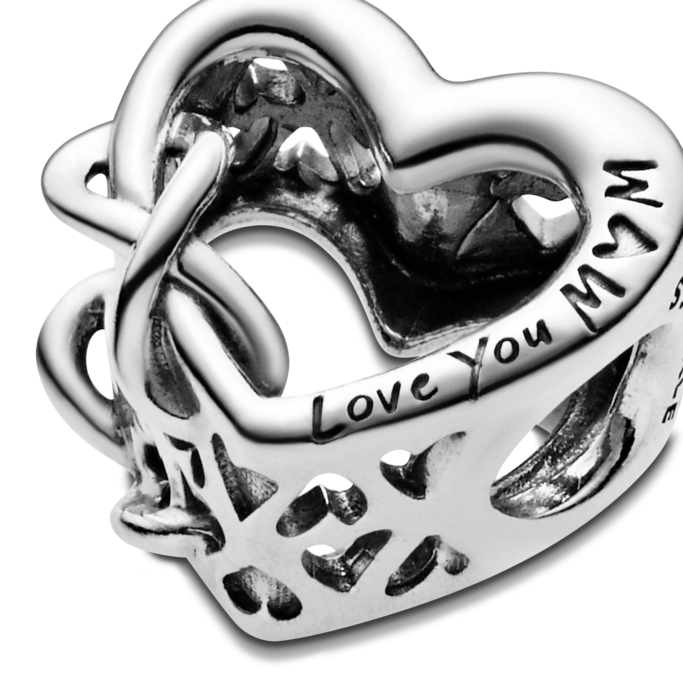 Heart And Infinity Sterling Silver Charm - Image 6