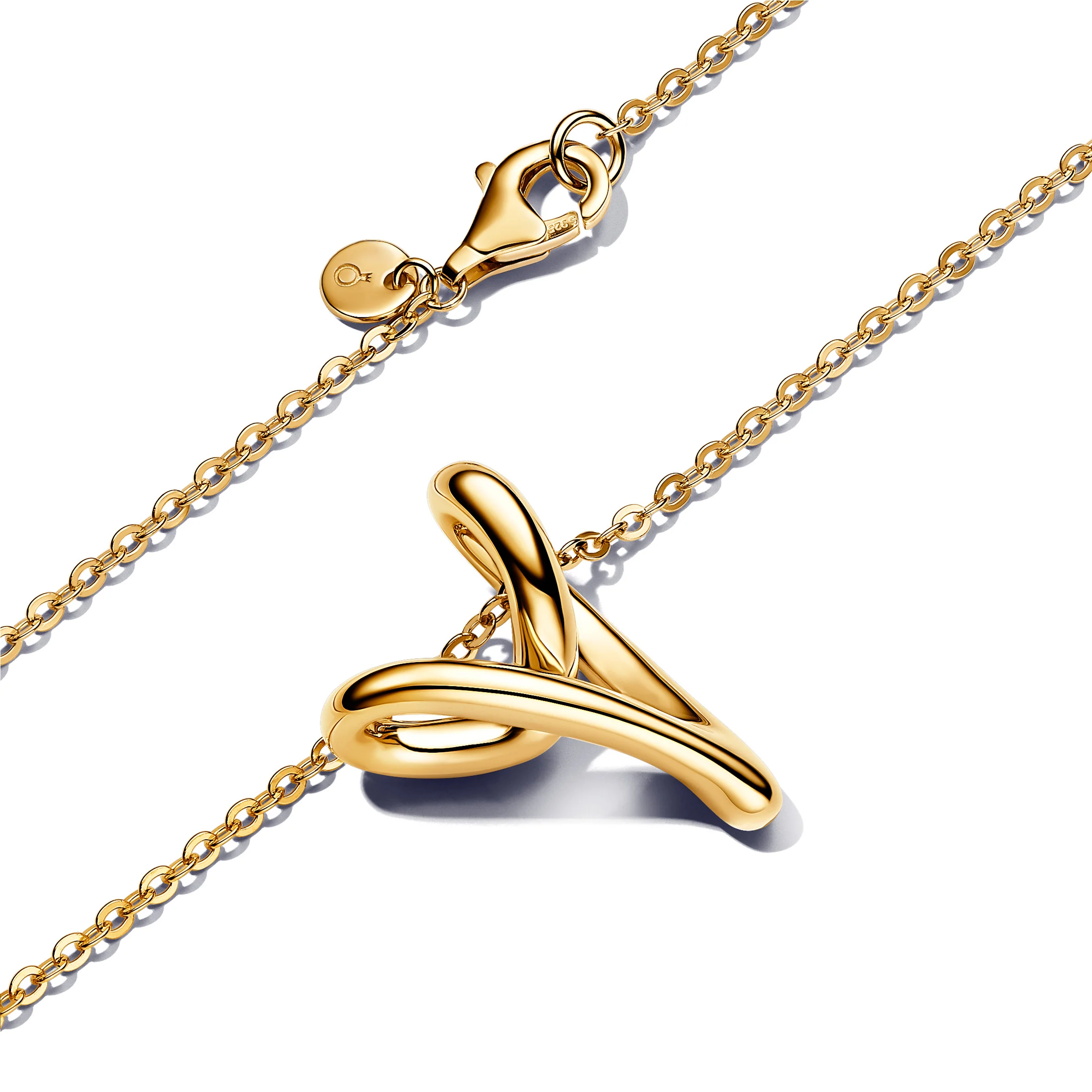 Heart Pendant 14K Gold-Plated Necklace - Image 4