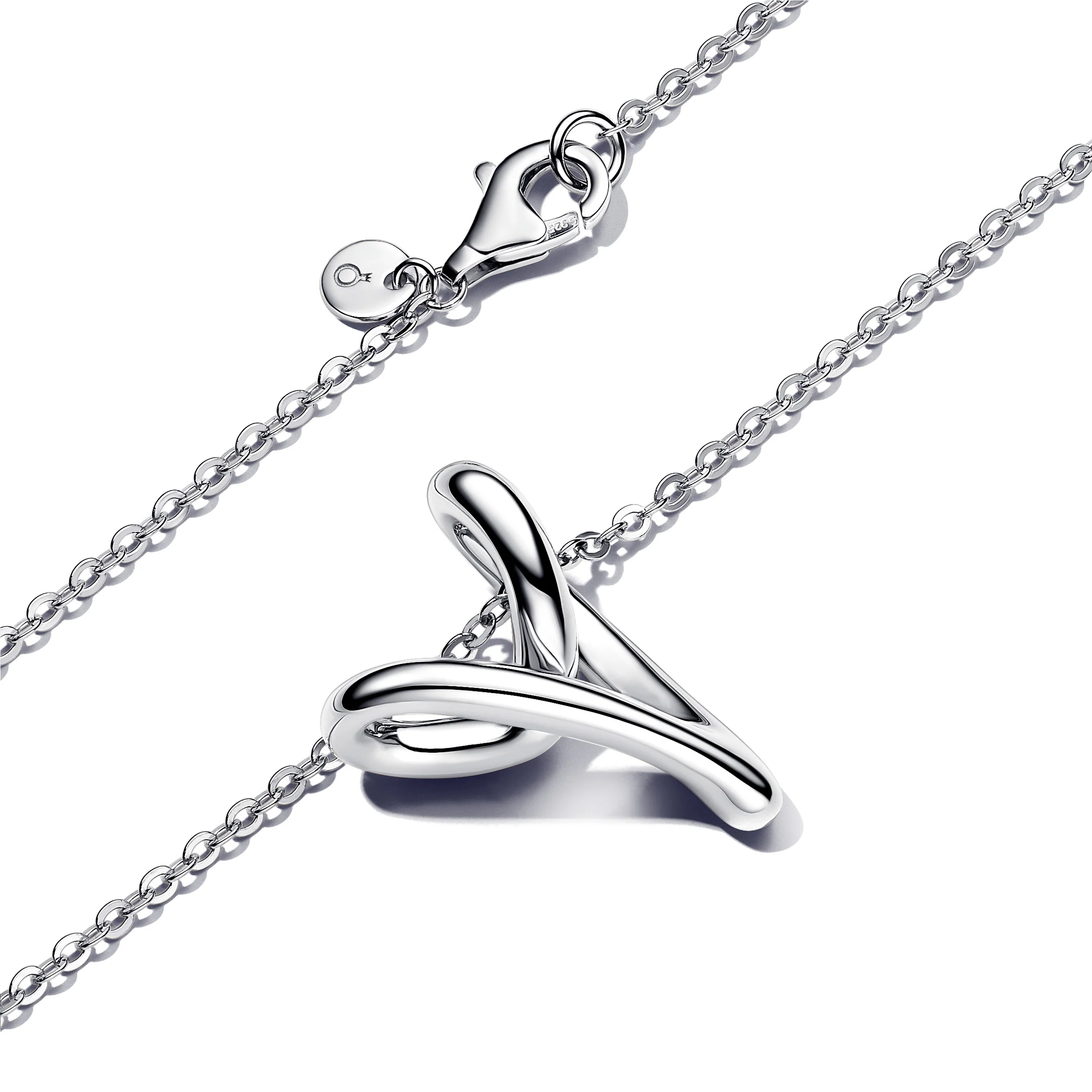 Heart Pendant Sterling Silver Necklace - Image 6