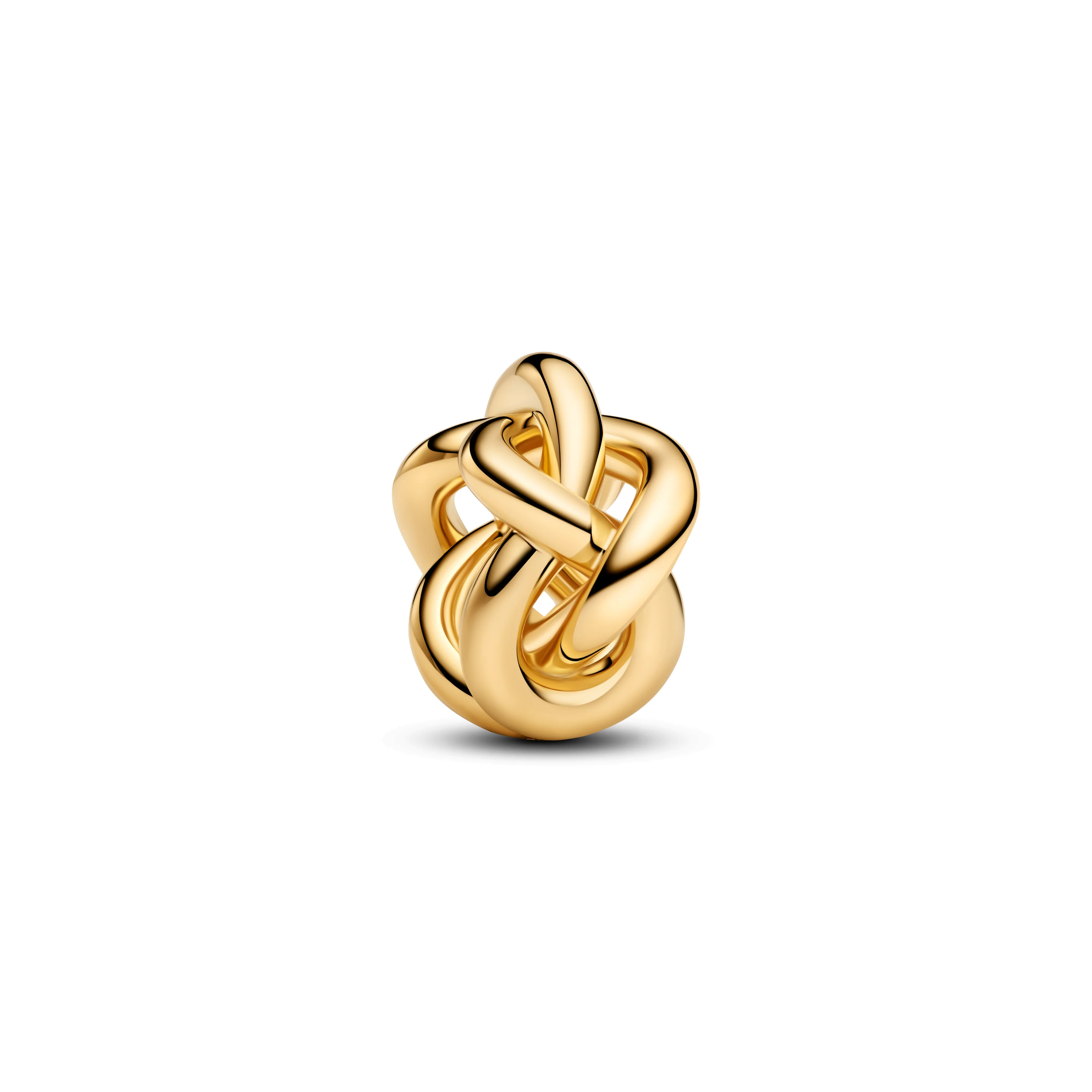 Infinity Knot 14K Gold-Plated Charm - Image 4