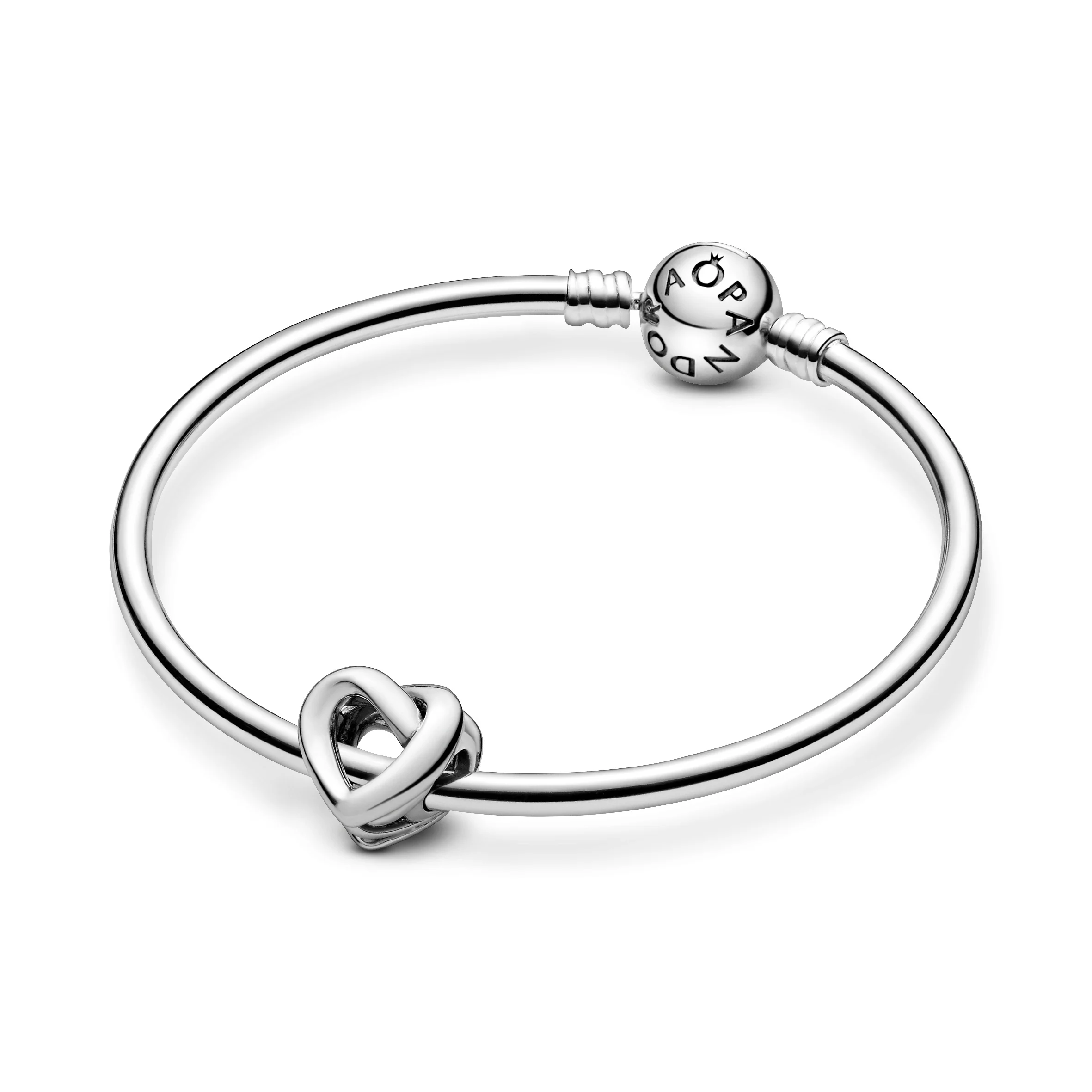 Knotted Heart Silver Charm - Image 4