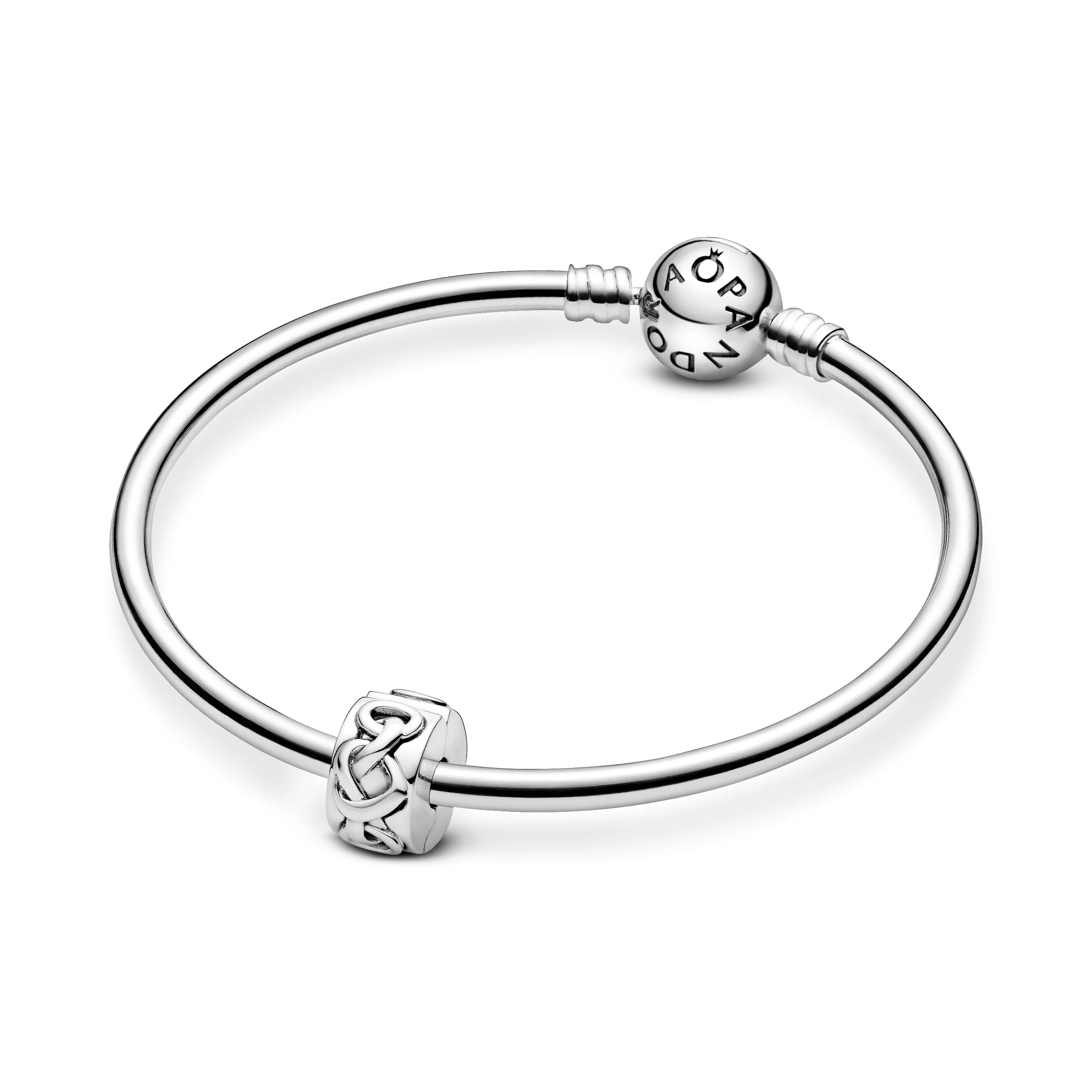 Knotted Hearts Silver Clip - Image 4