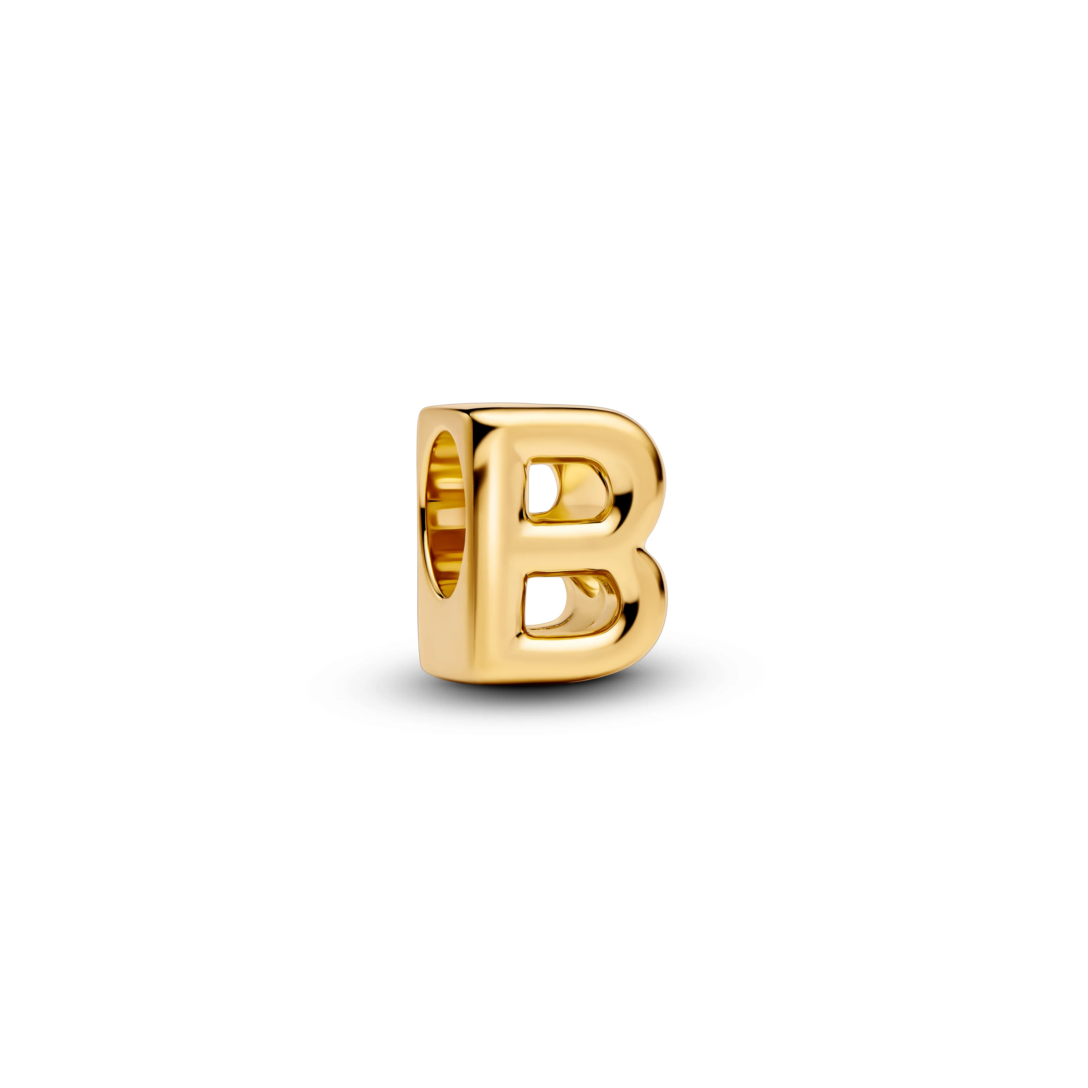 Letter B 14K Gold-Plated Charm - Image 5