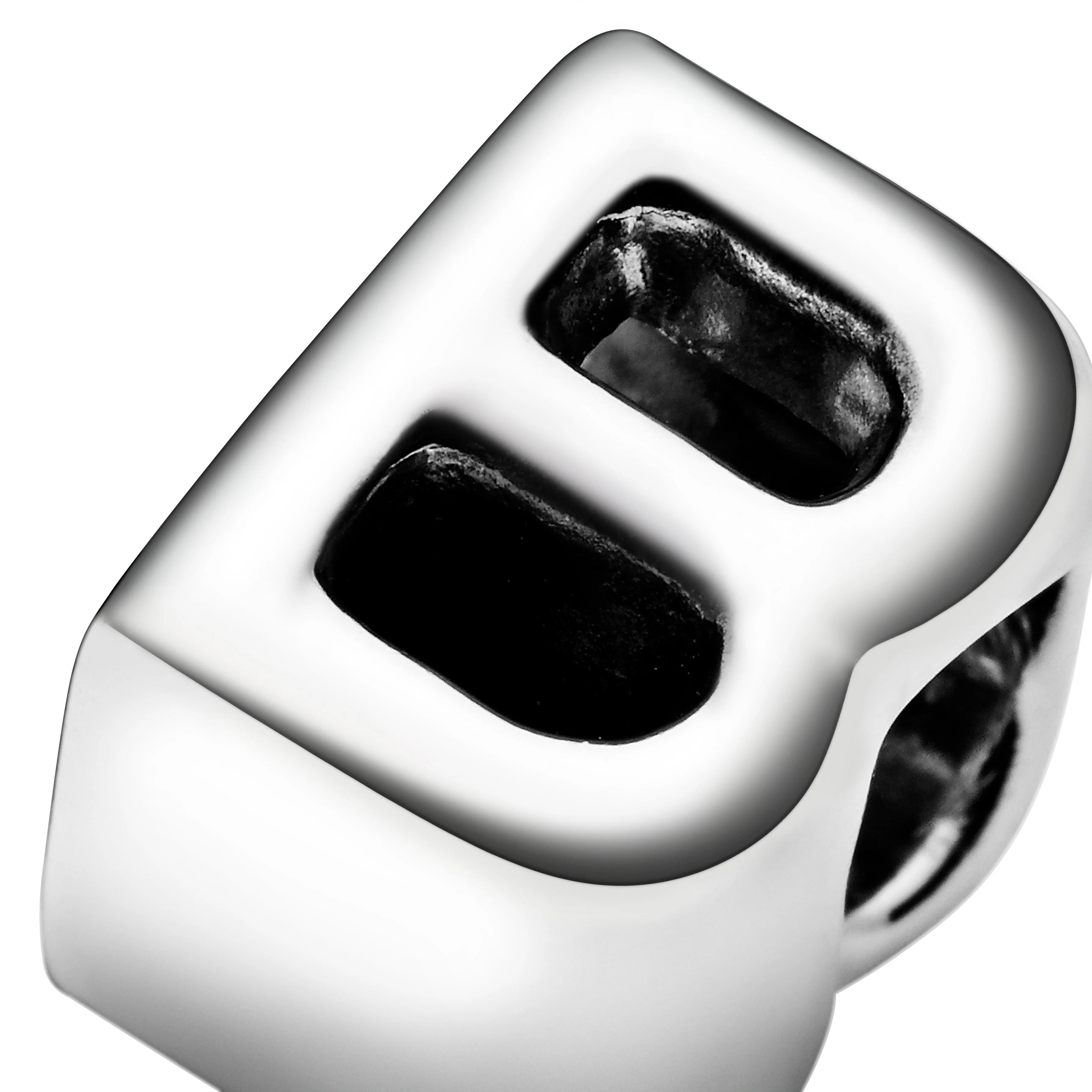 Letter B Silver Charm - Image 6
