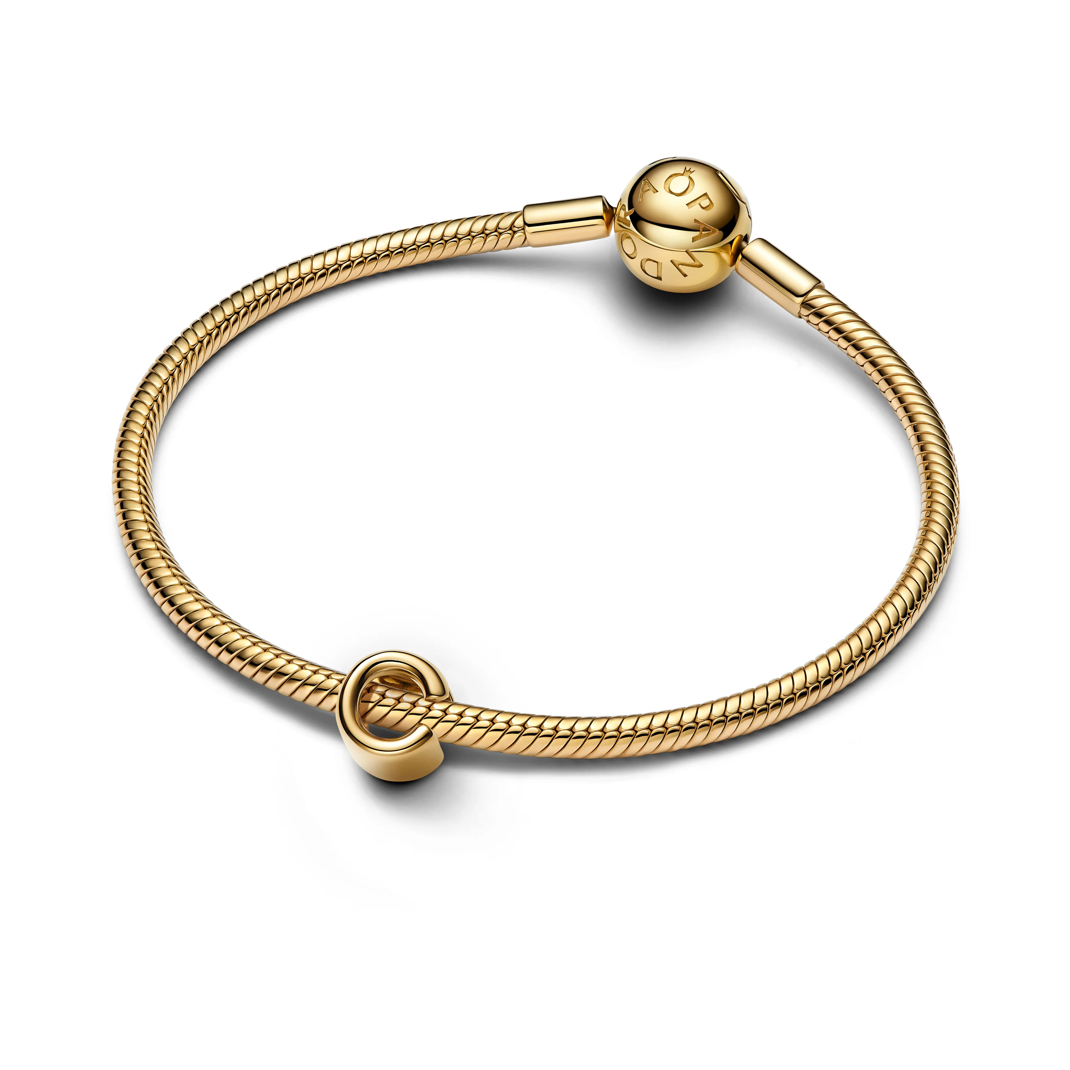 Letter C 14K Gold-Plated Charm - Image 6