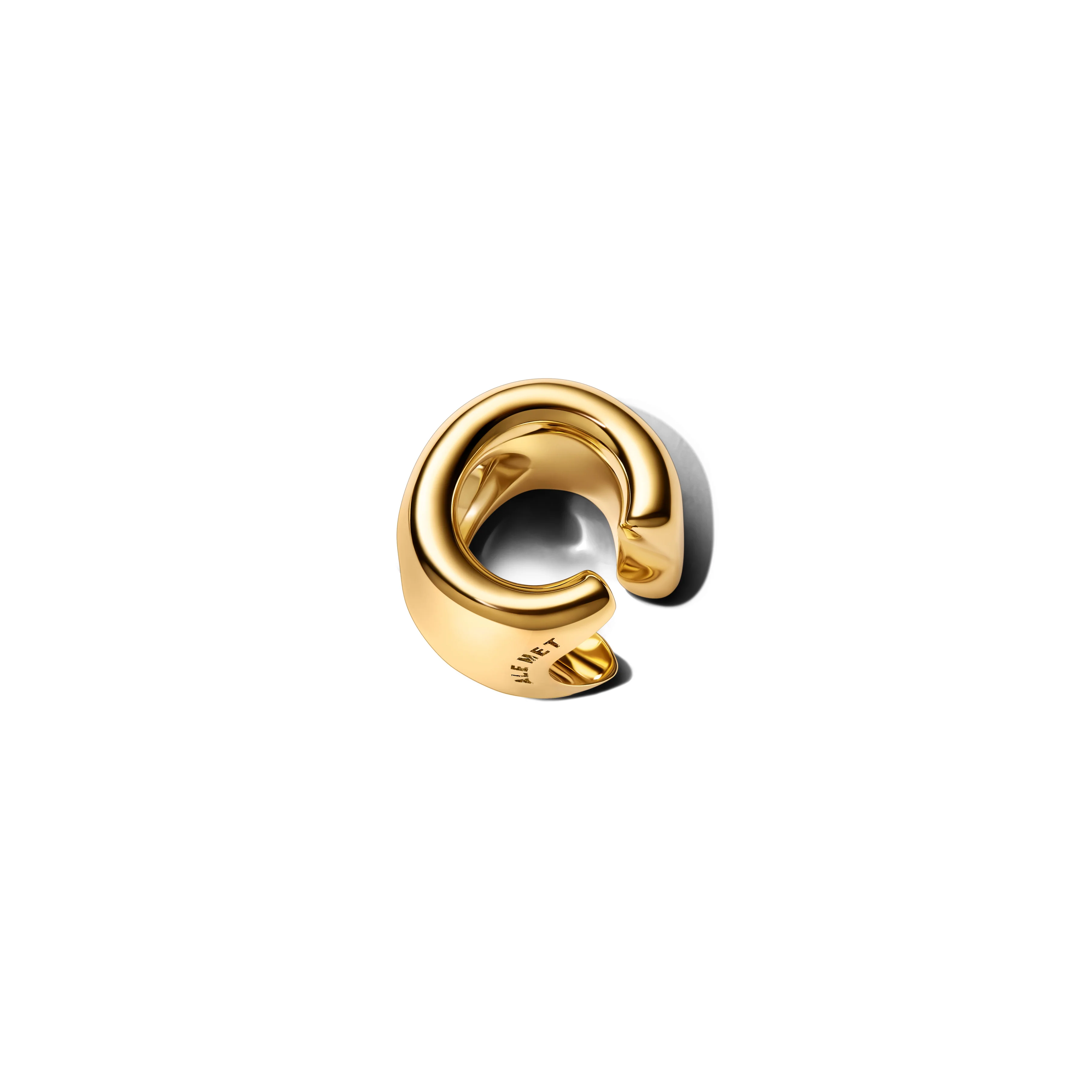 Letter C 14K Gold-Plated Charm - Image 7