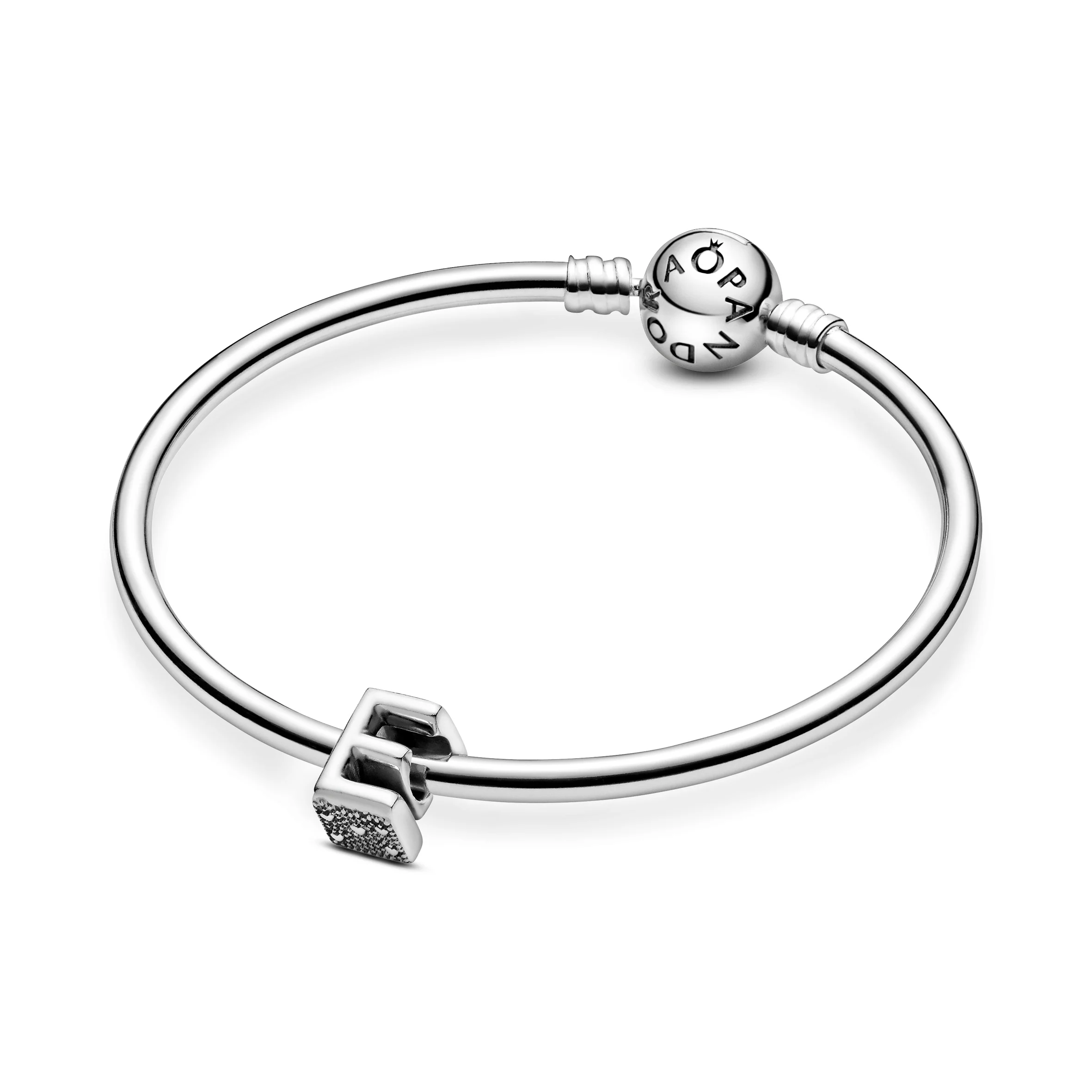 Letter E Silver Charm - Image 4