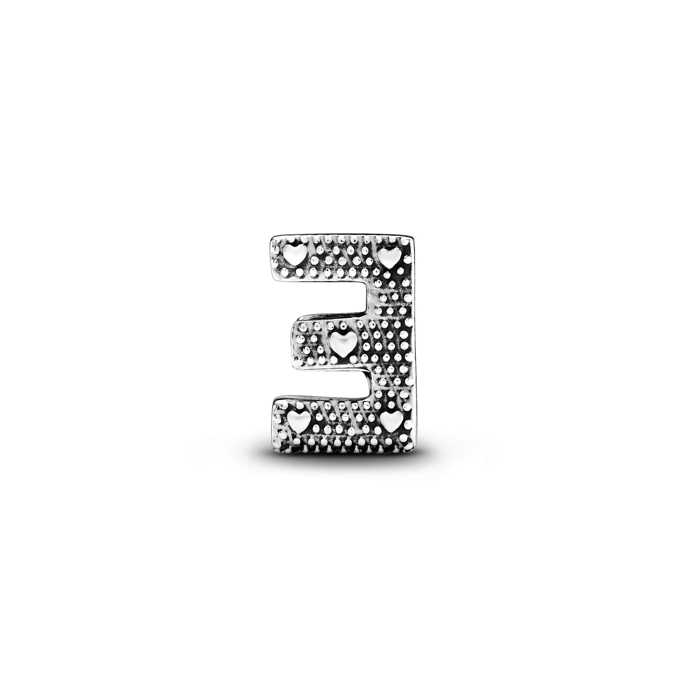 Letter E Silver Charm - Image 5