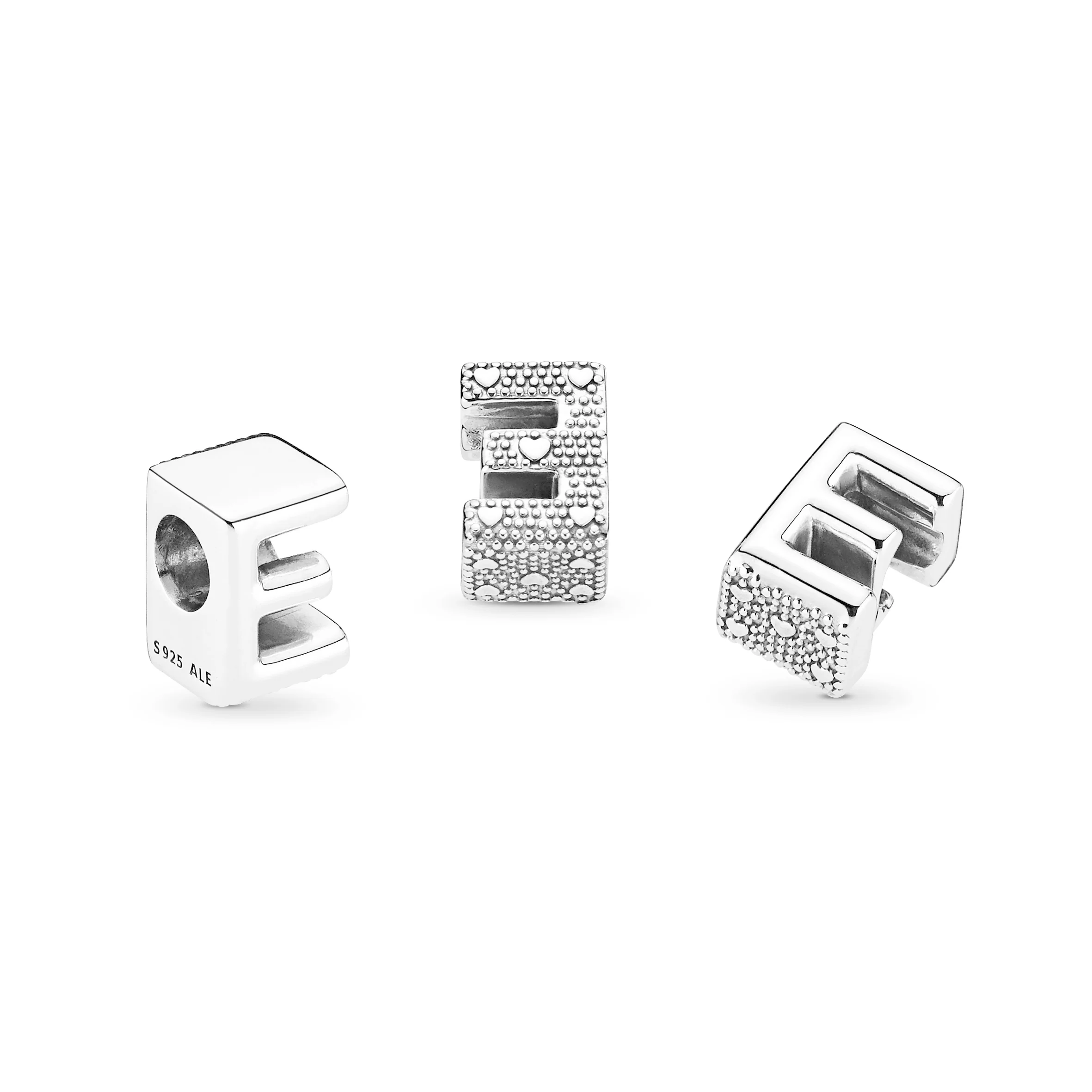 Letter E Silver Charm - Image 6