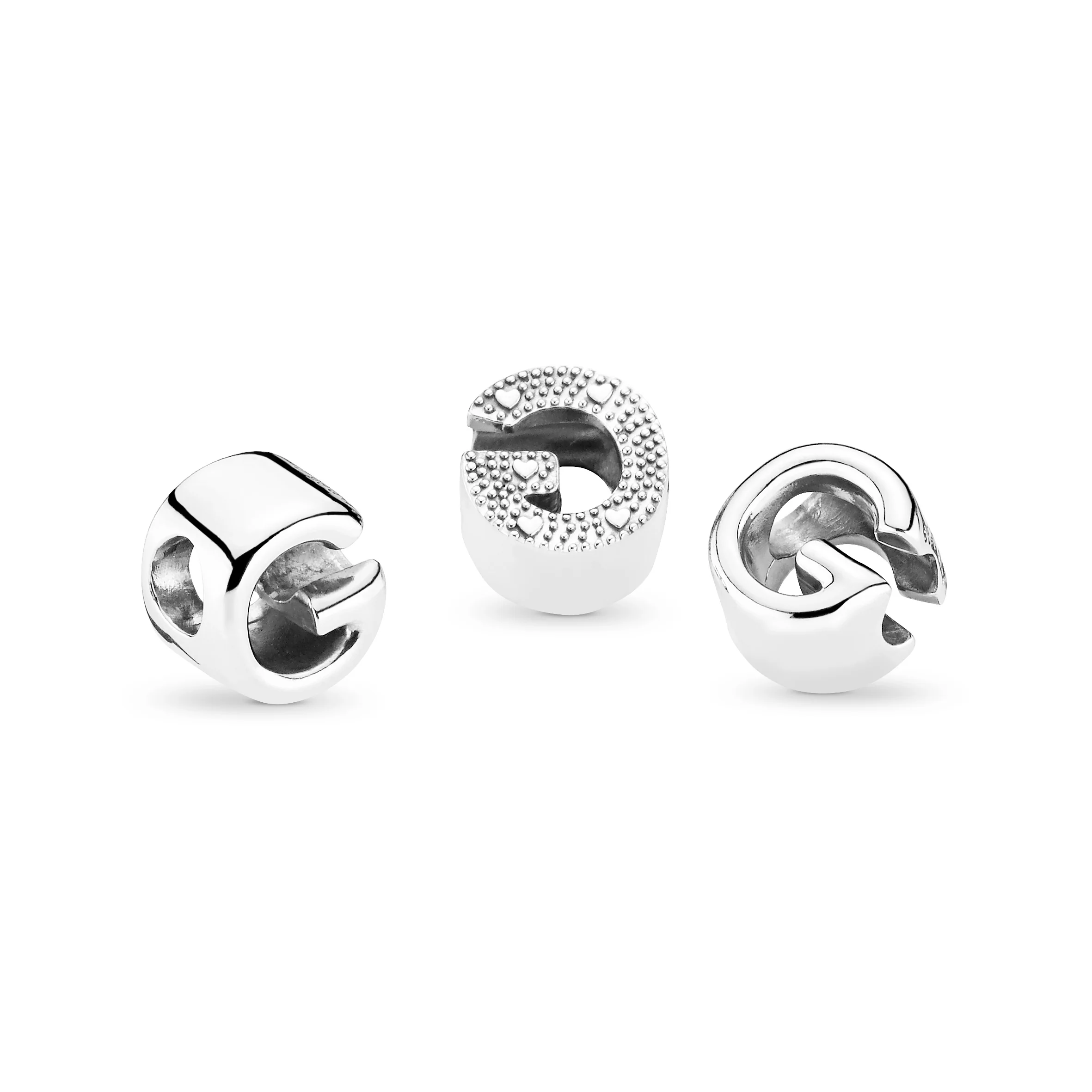 Letter G Silver Charm - Image 4