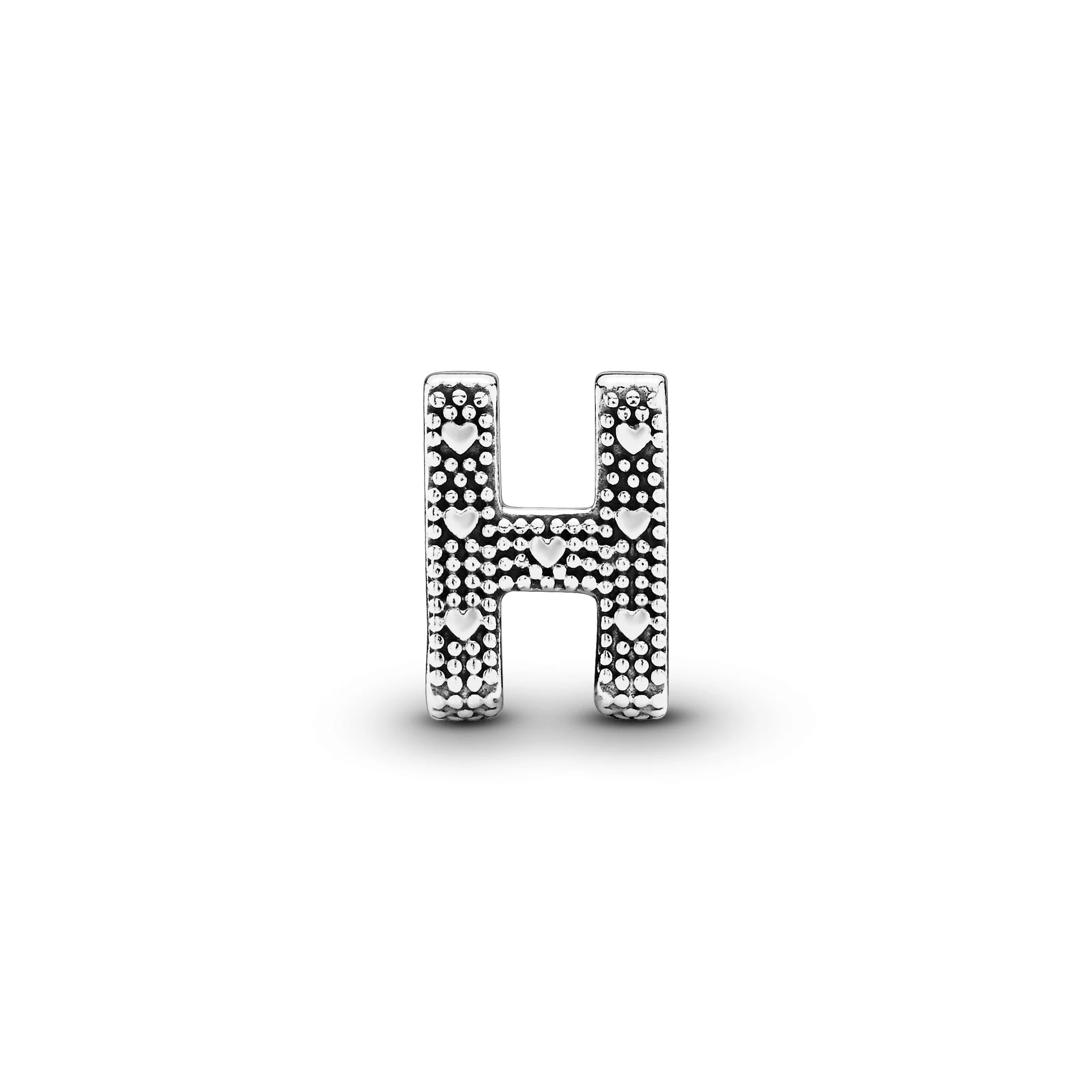 Letter H Silver Charm - Image 3