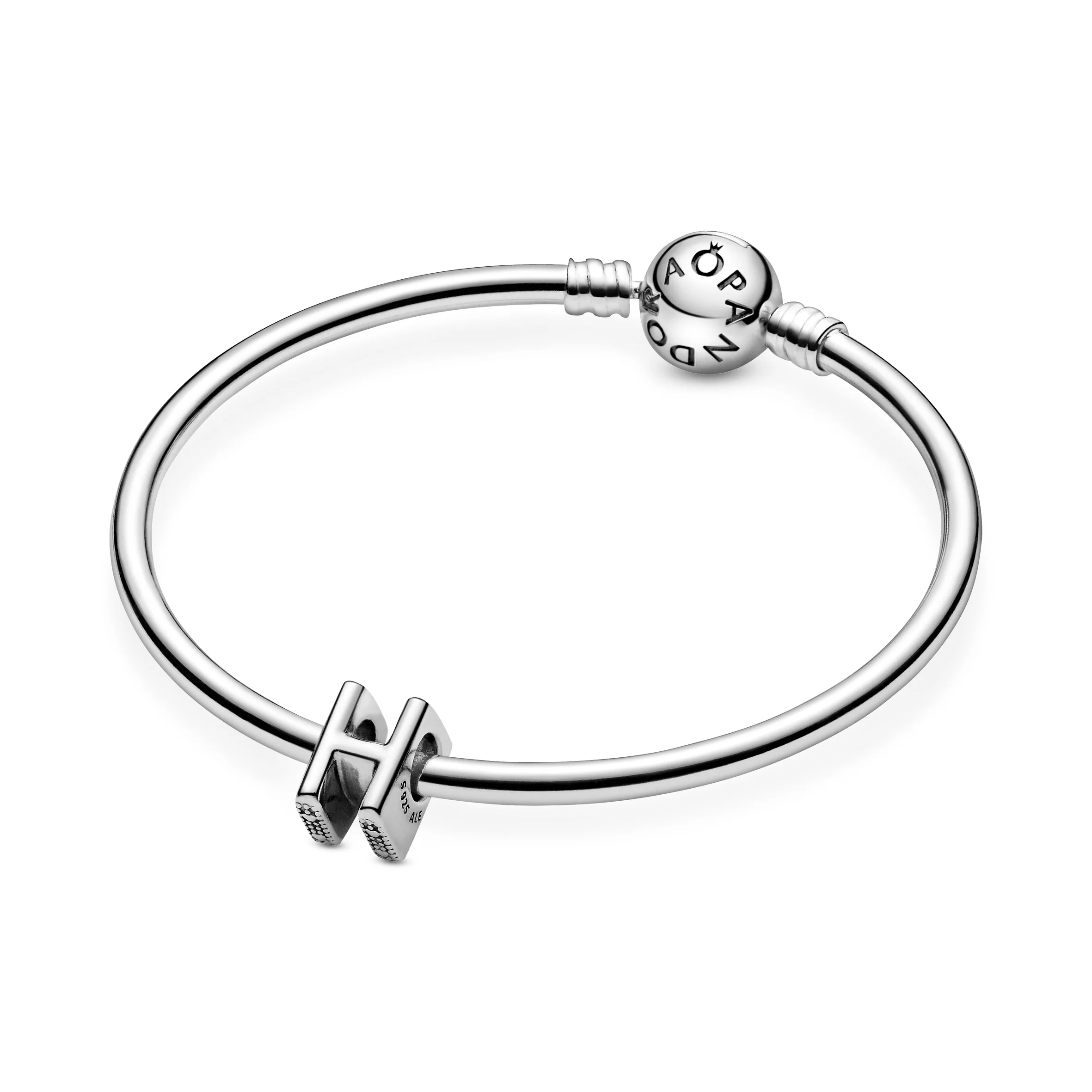 Letter H Silver Charm - Image 5