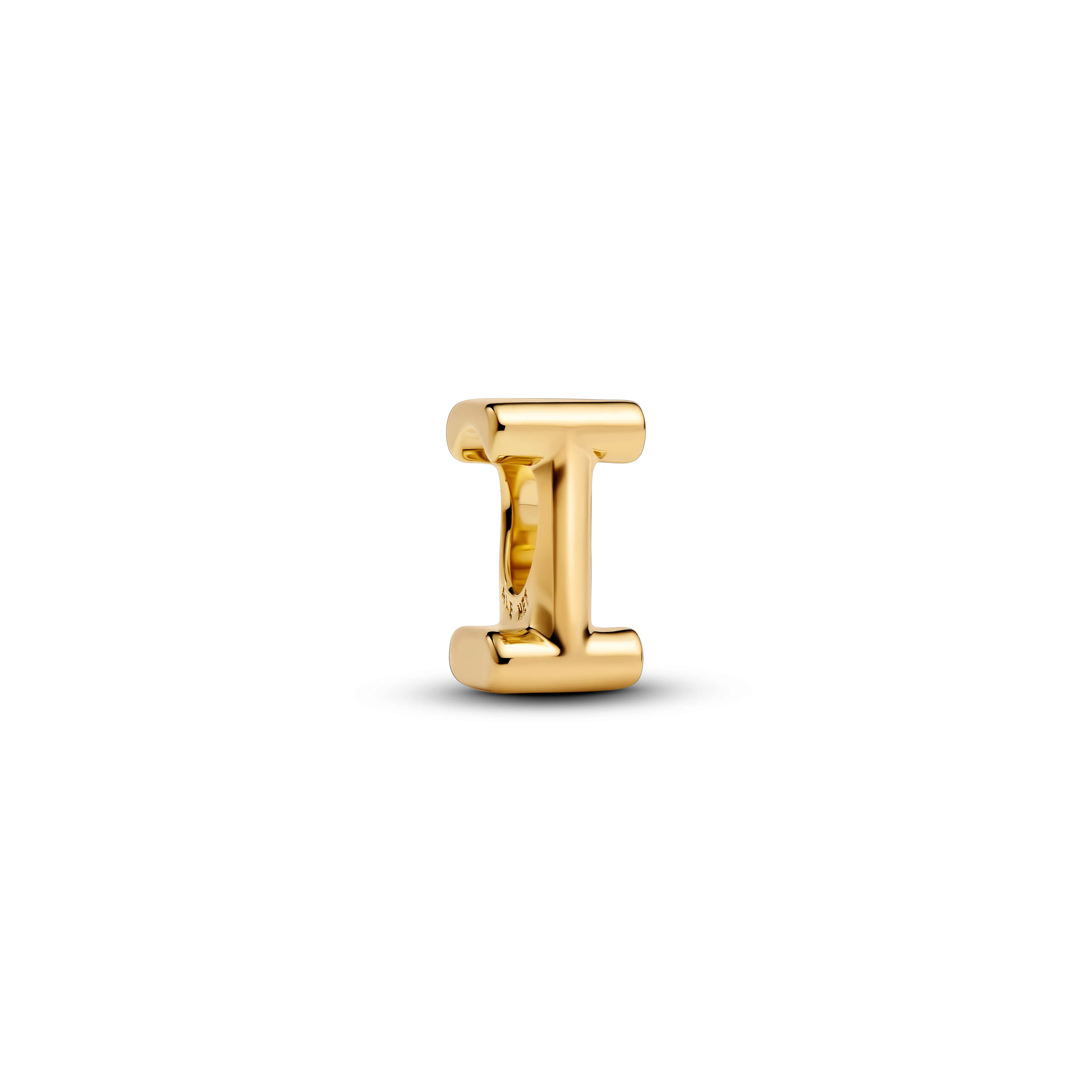 Letter I 14K Gold-Plated Charm - Image 5