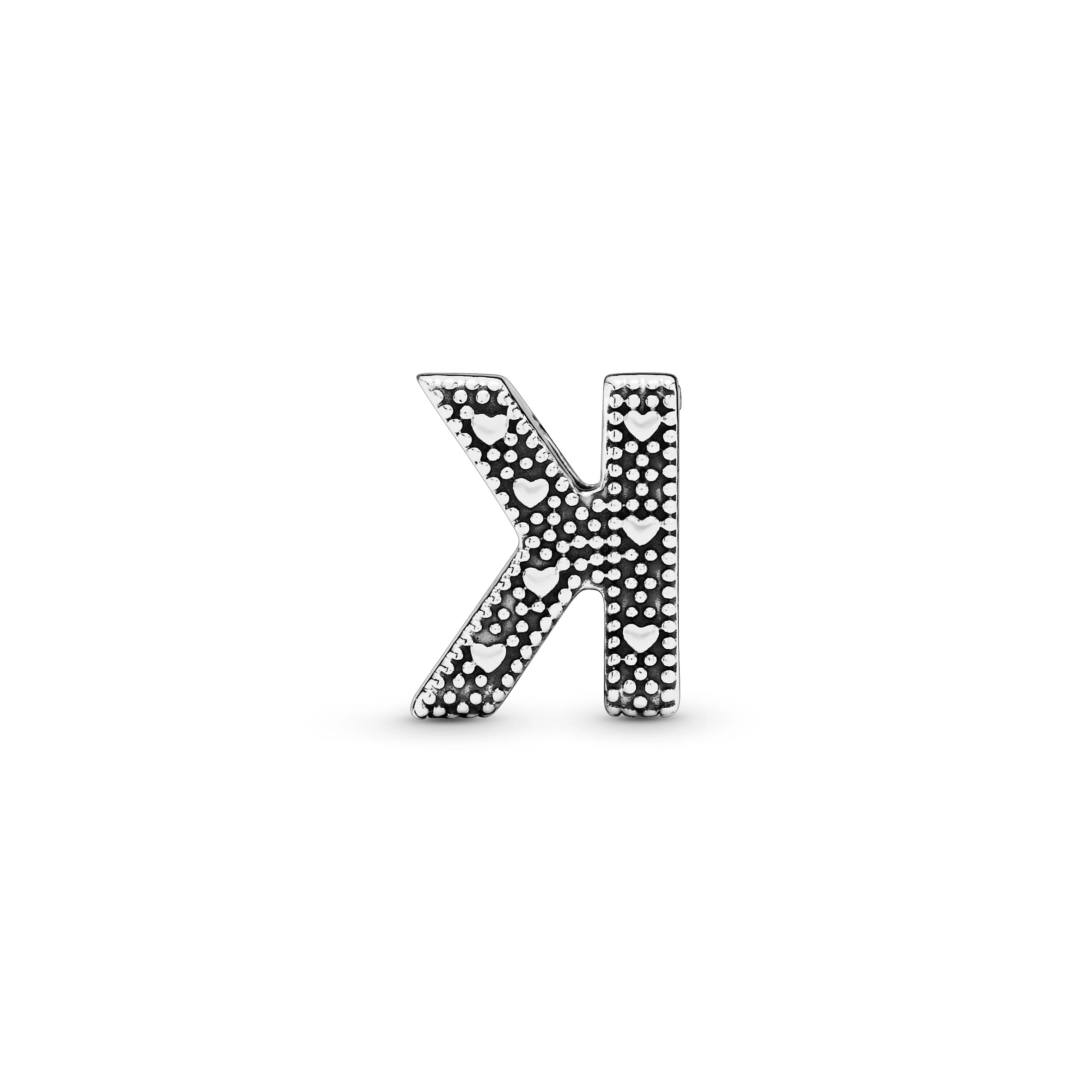 Letter K Silver Charm - Image 3