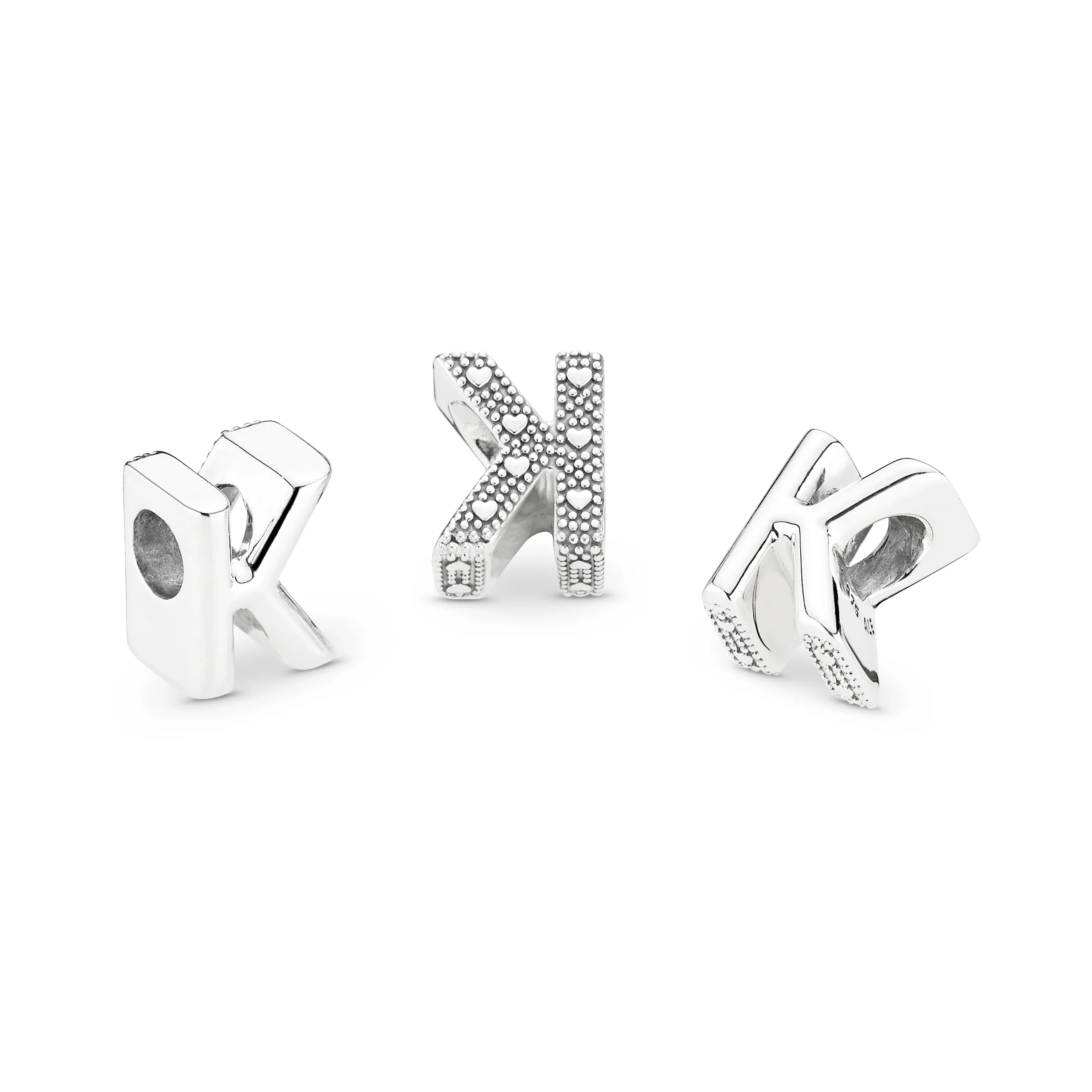 Letter K Silver Charm - Image 5