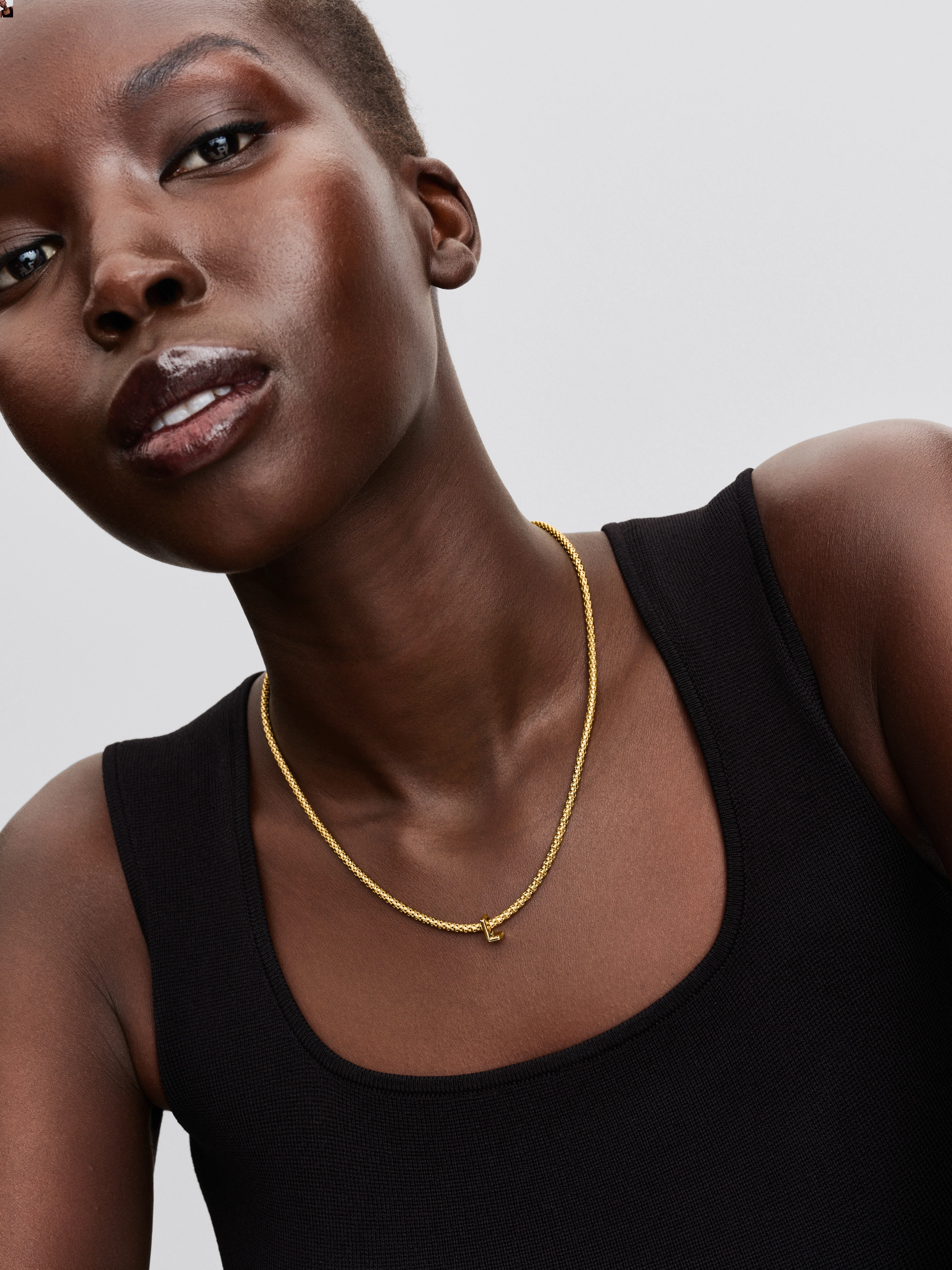 Letter L 14K Gold-Plated Charm - Image 3