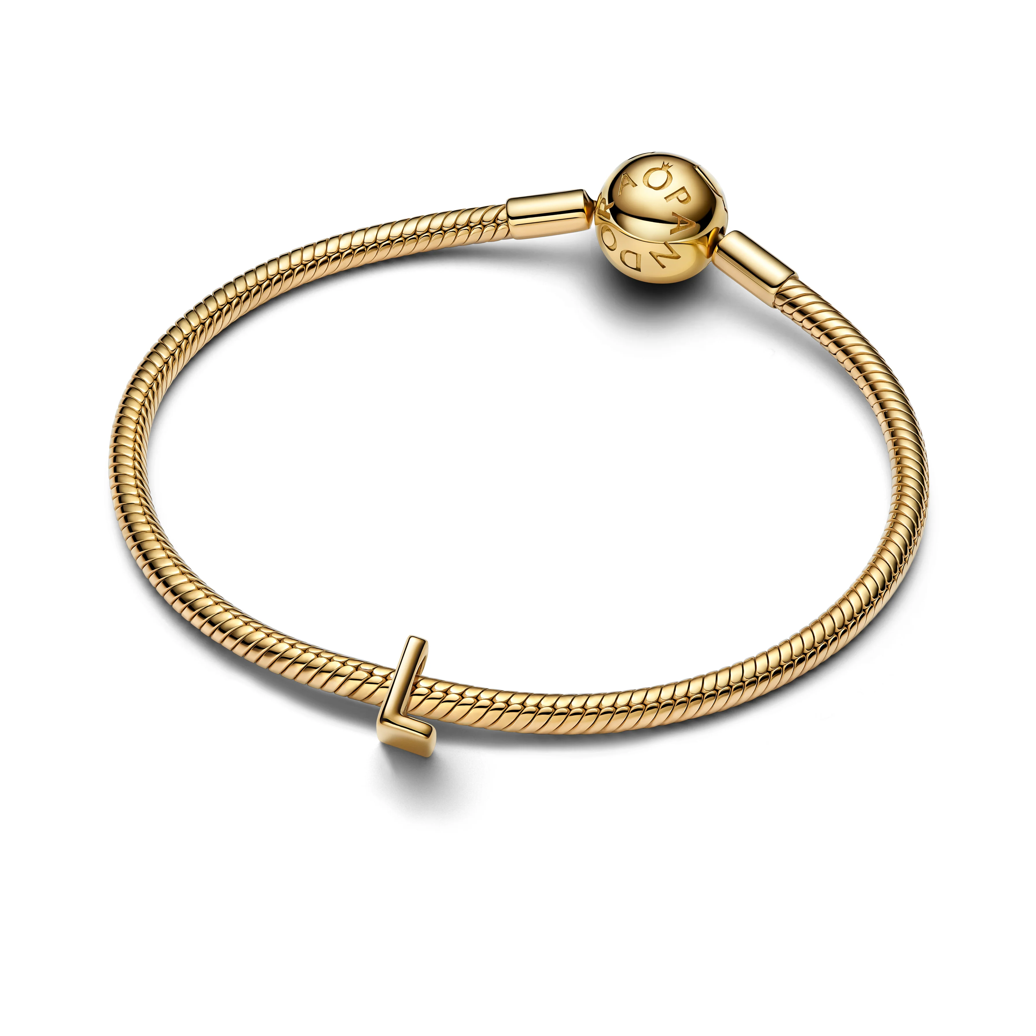 Letter L 14K Gold-Plated Charm - Image 4