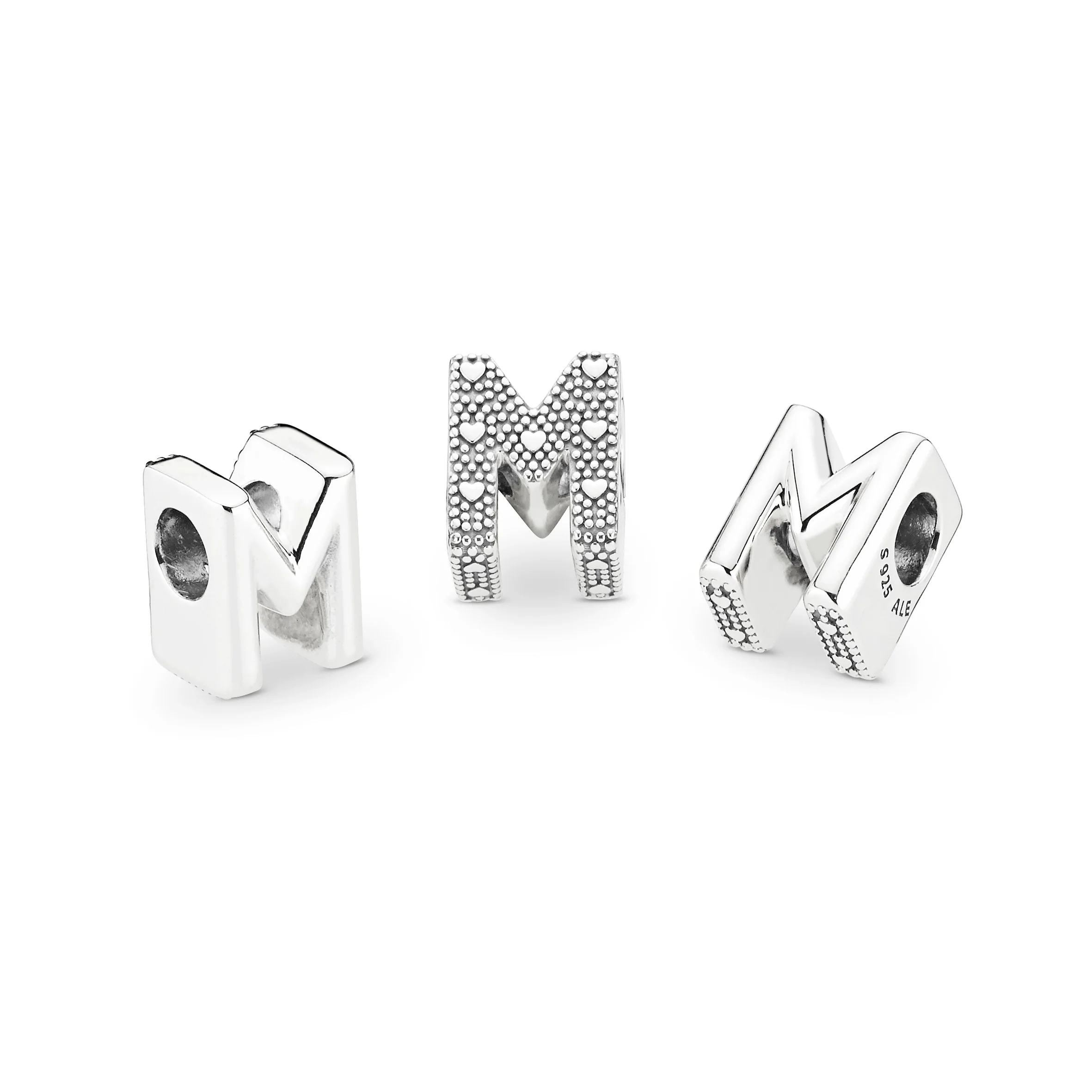 Letter M Silver Charm - Image 5