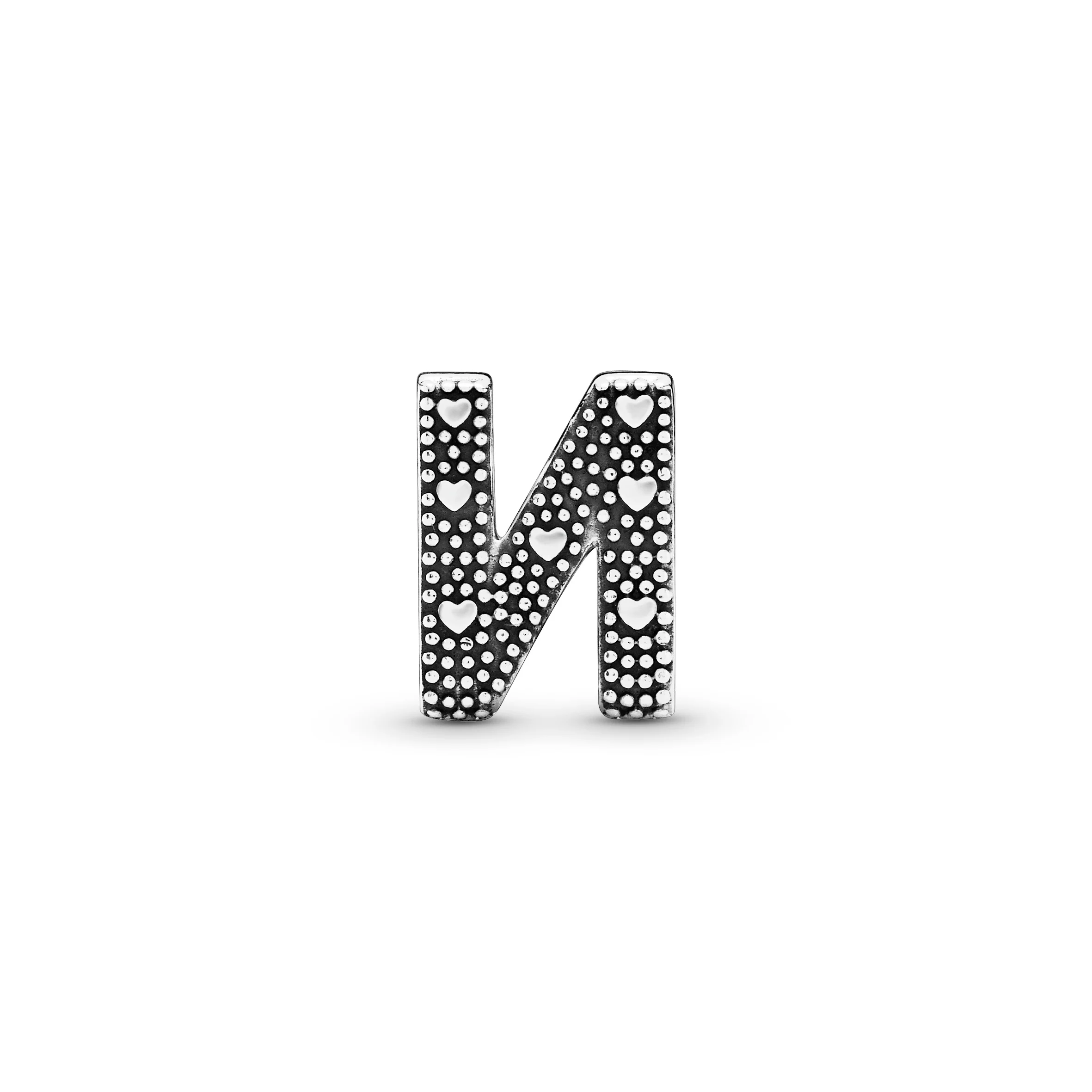 Letter N Silver Charm - Image 3