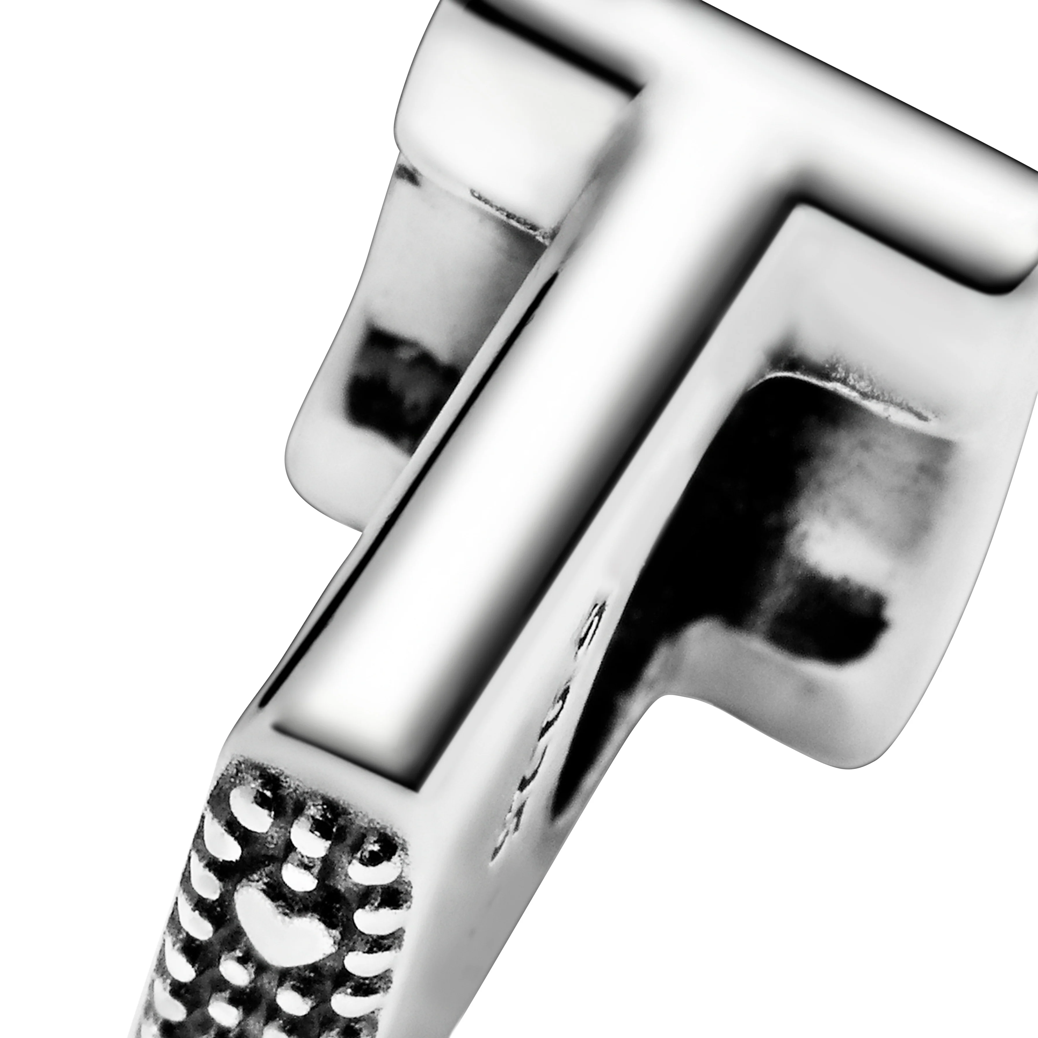 Letter T Silver Charm - Image 5