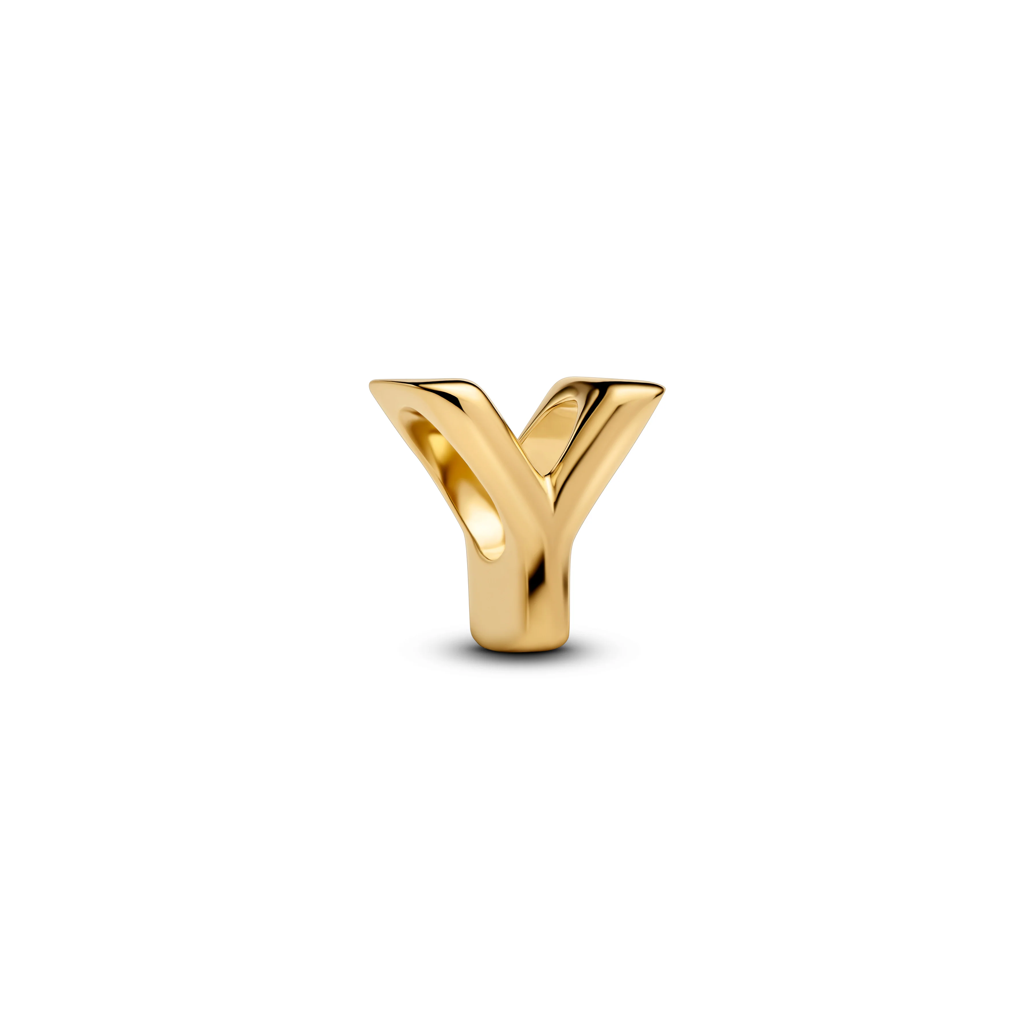 Letter Y 14K Gold-Plated Charm - Image 4